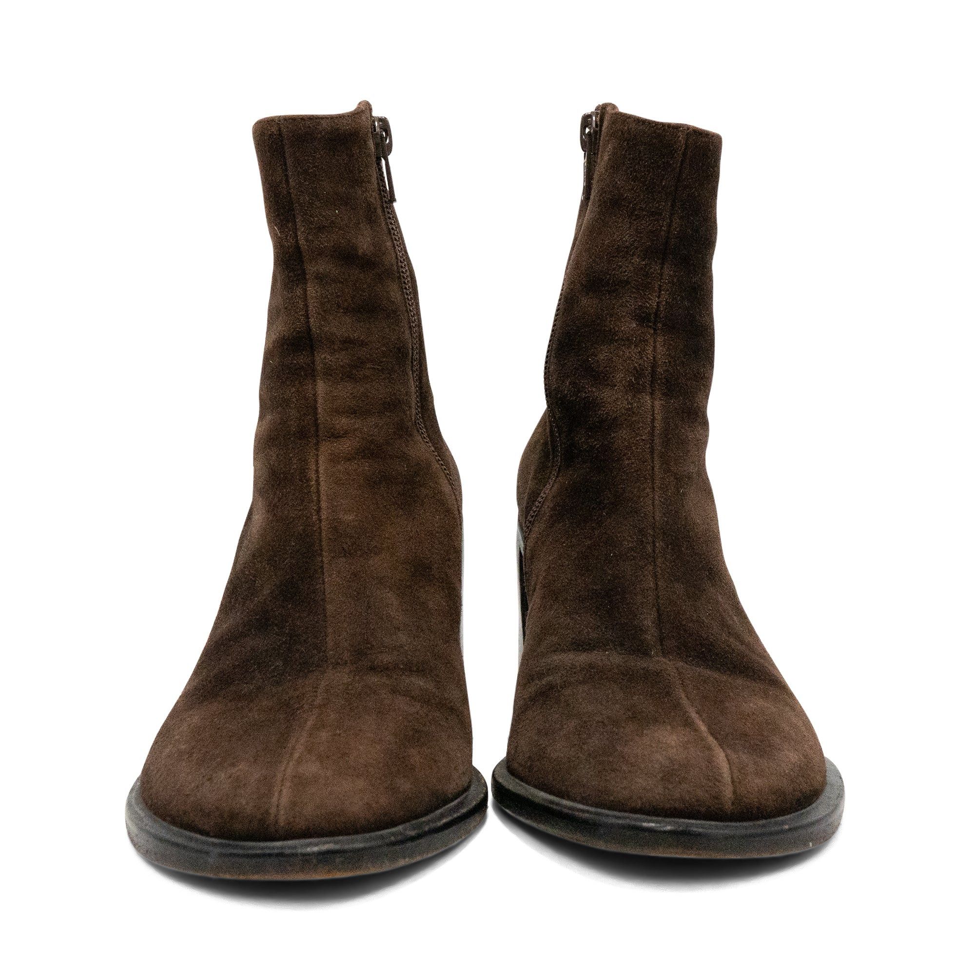 Ann Demeulemeester Ann Demeulemeester Suede Ankle Boots Size US 5 / IT 35 - 3 Thumbnail