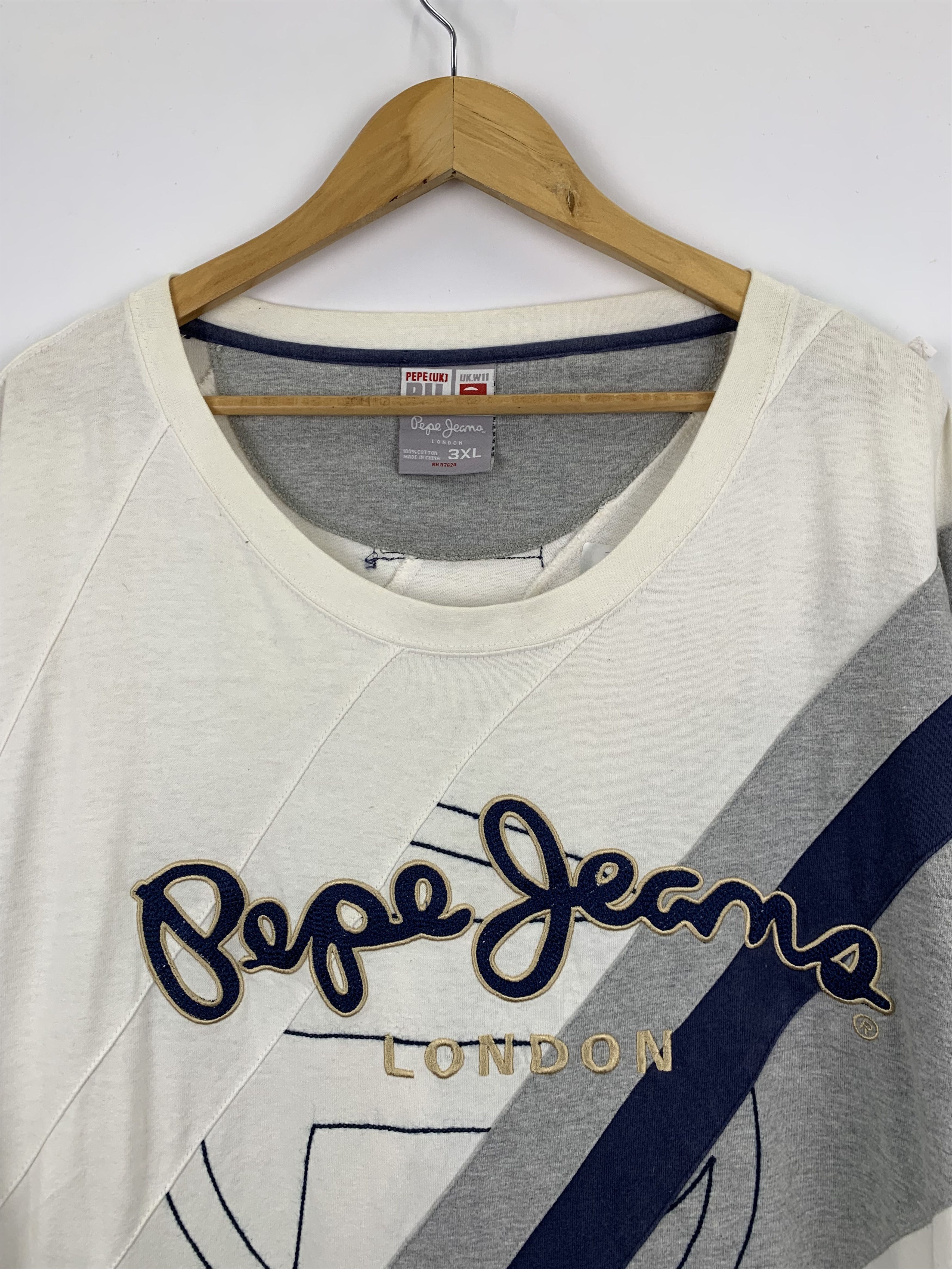 Pepe Jeans Vintage Pepe Jeans London Oversize Tee TA0031 Size US XXL / EU 58 / 5 - 9 Thumbnail