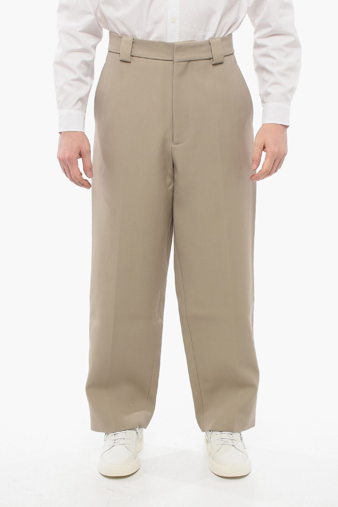 Fear of God og1mm0825 Twill Wool Loose Fit Pant in Beige Size US 34 / EU 50 - 1 Thumbnail