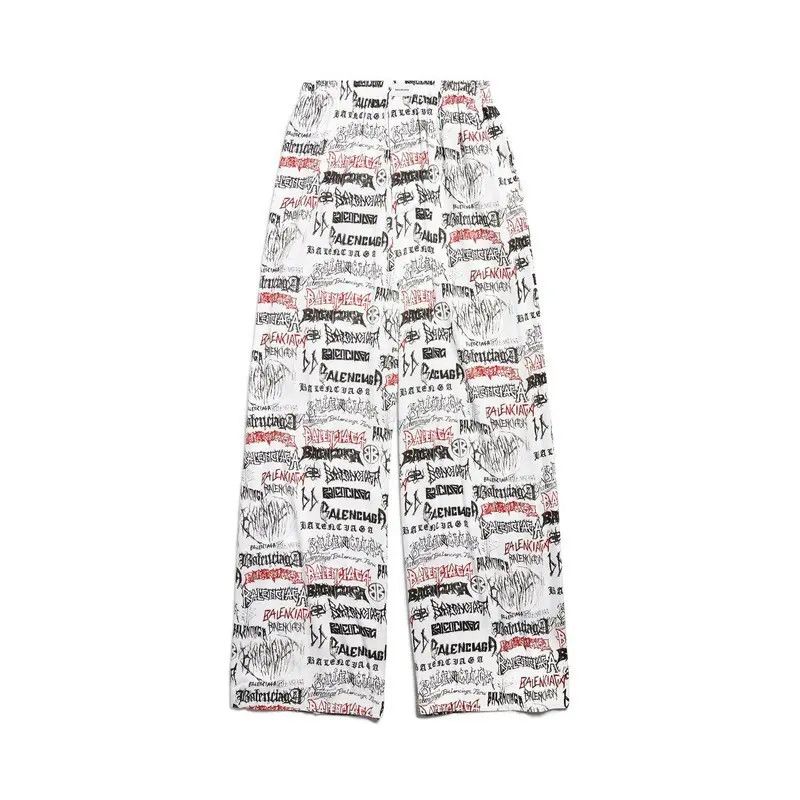 Balenciaga o1tr1nto1025 DIY Metal Allover Pyjama Pants in White Size US 34 / EU 50 - 2 Thumbnail