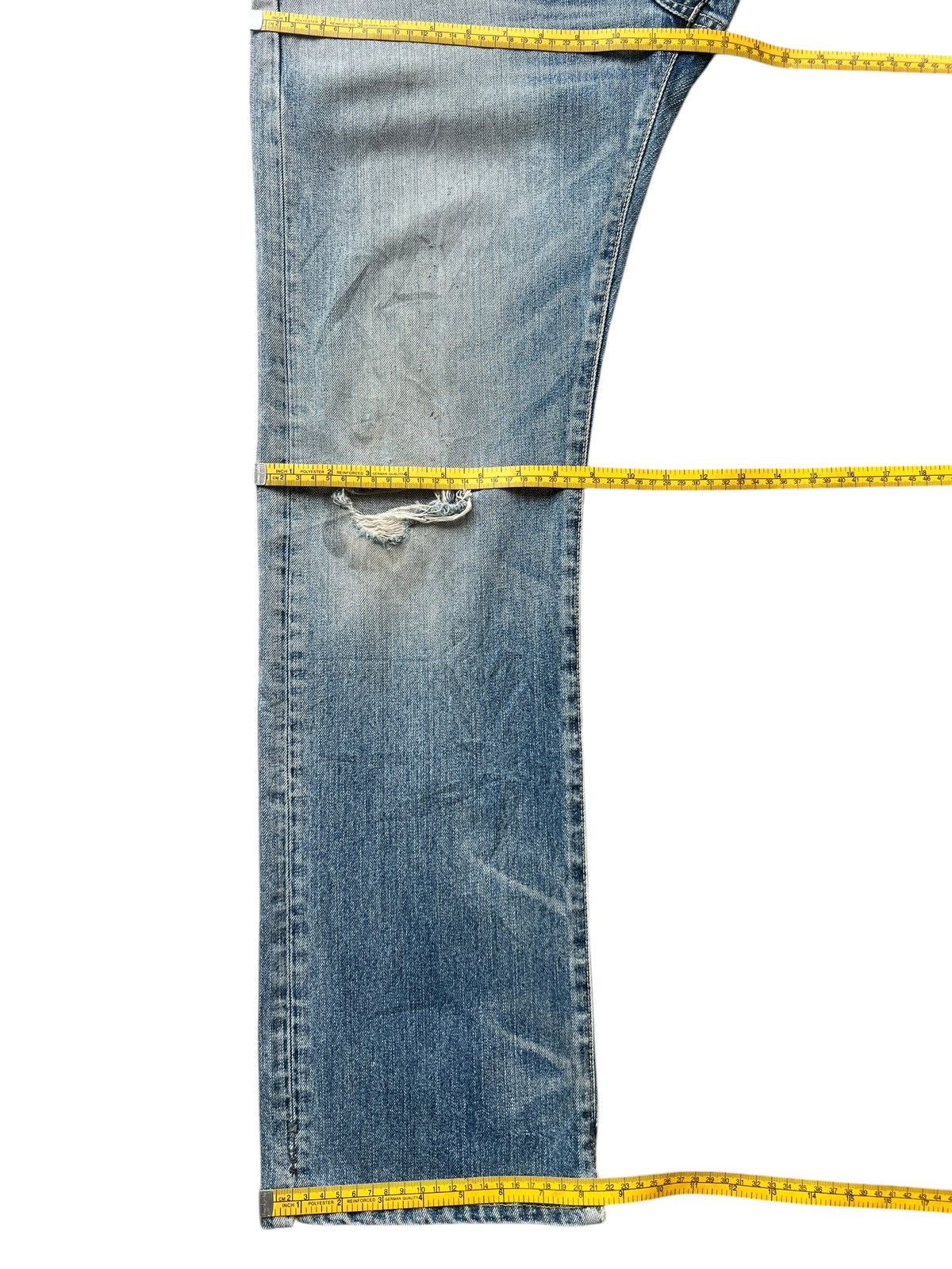 Edwin Vintage Edwin Distressed Denim Jeans 32x31.5 Size US 32 / EU 48 - 13 Thumbnail