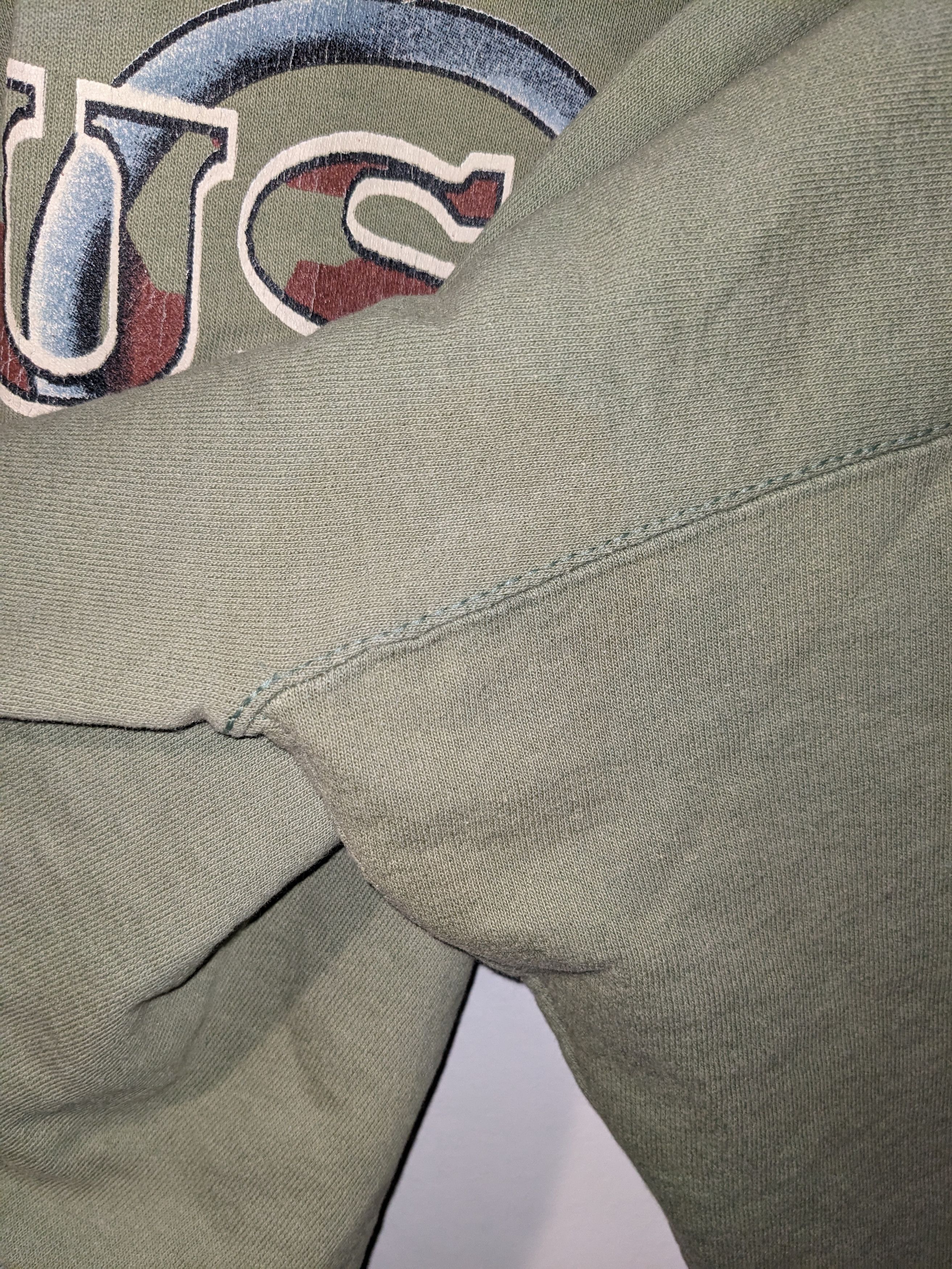 Vintage Vintage Y2K Army Training Green X-Large Sweatshirt Size US XL / EU 56 / 4 - 7 Thumbnail