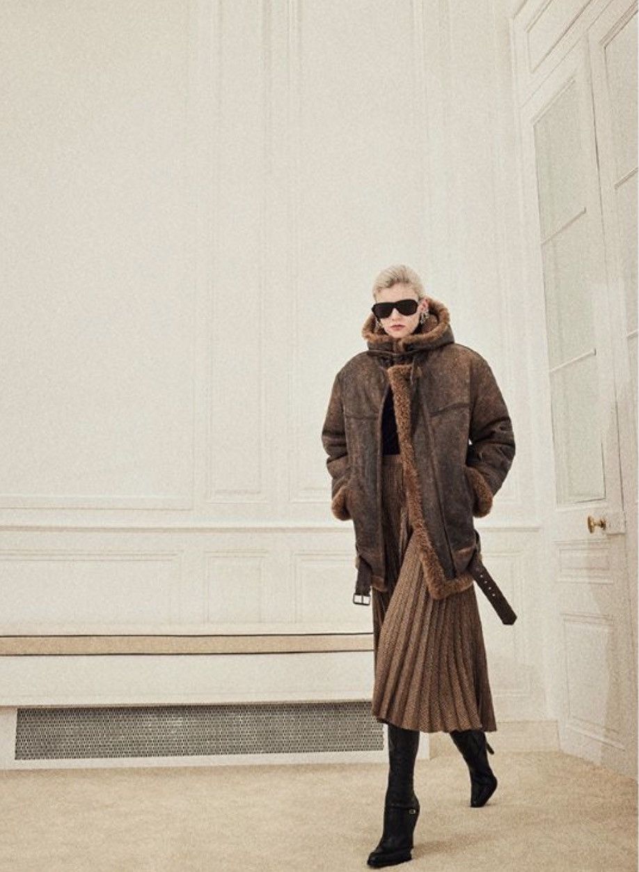 Saint Laurent Paris 🔥$9K VALUE🔥 Aviator Jacket in Aged Lambskin and Shearling Size US M / EU 48-50 / 2 - 5 Thumbnail
