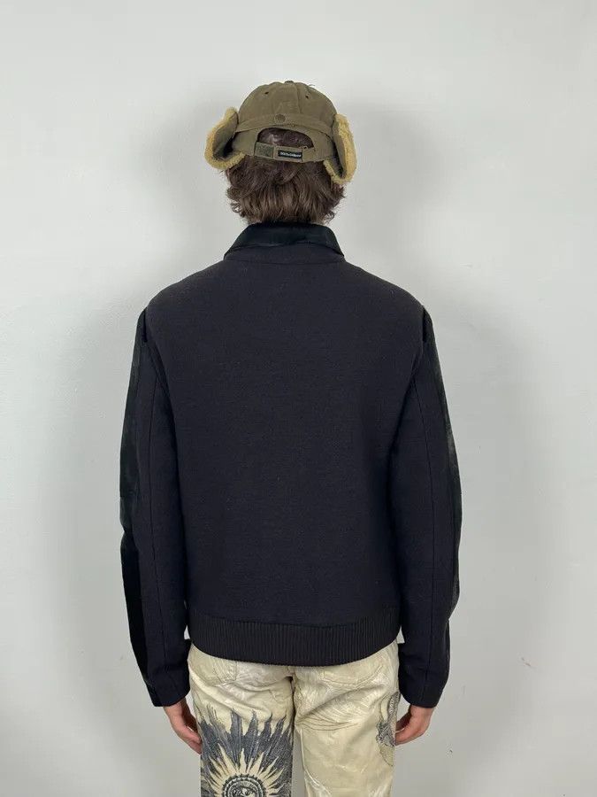 Emporio Armani FW2014 Emporio Armani Grey Wool & Black Pony Hair Jacket Size US L / EU 52-54 / 3 - 4 Thumbnail