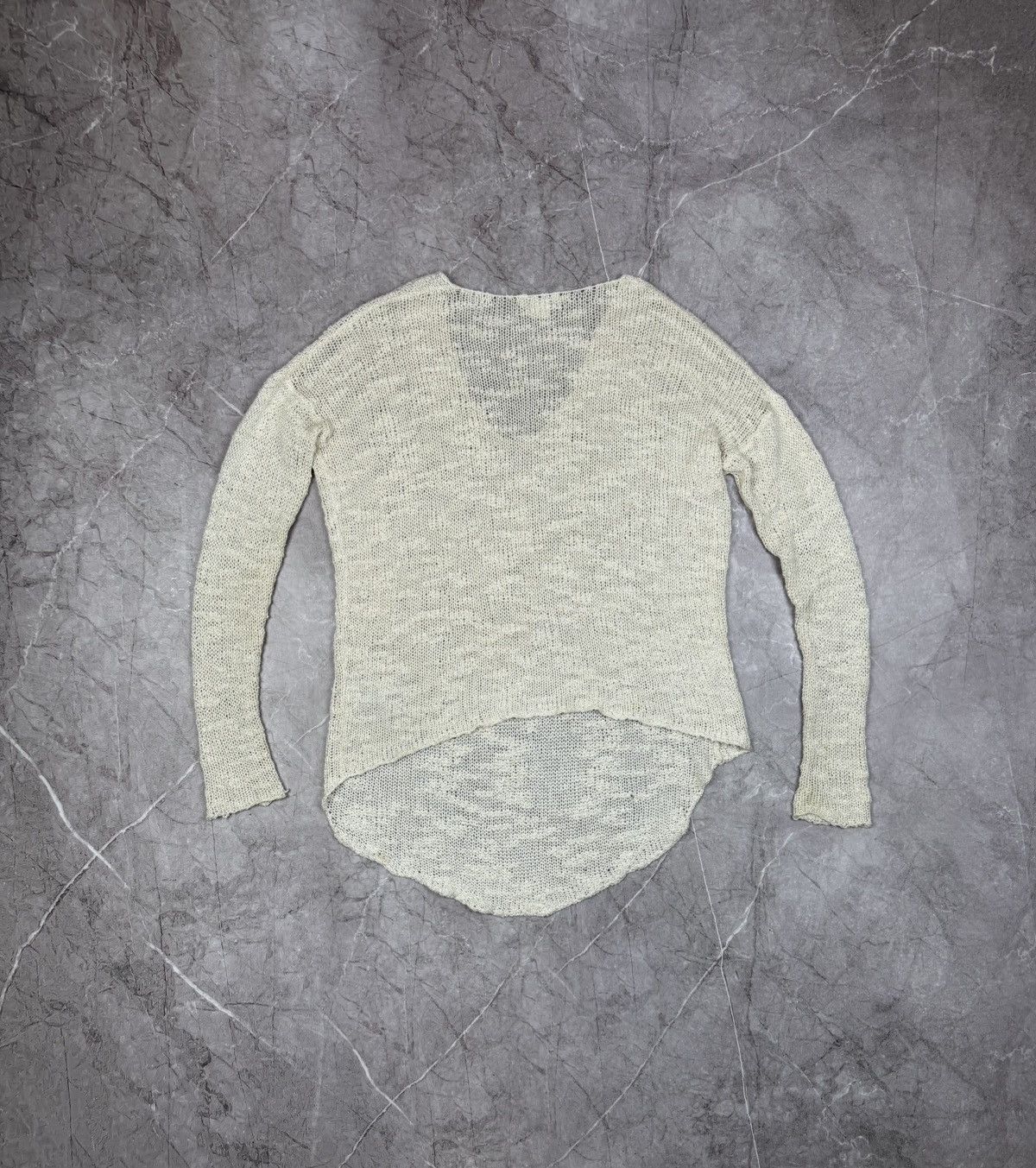 Helmut Lang RARE HELMUT LANG GOLD MESH SWEATER TOP Size S / US 4 / IT 40 - 2 Thumbnail