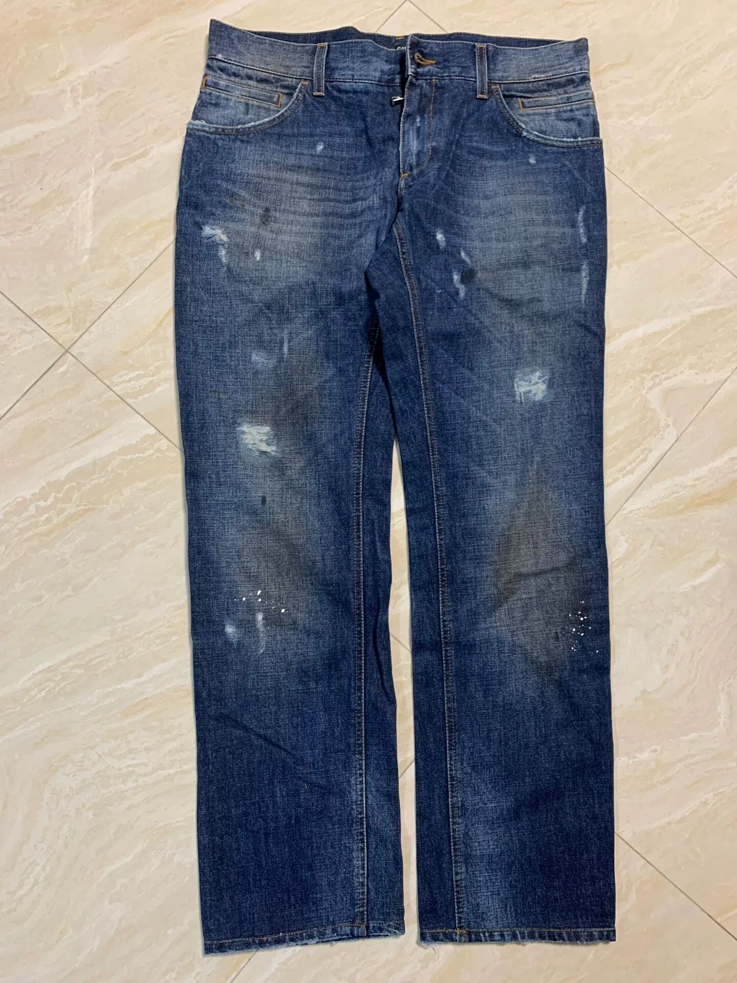 Dolce & Gabbana dolce&gabbana distressed denim jeans size 50 Size US 34 / EU 50 - 1 Thumbnail