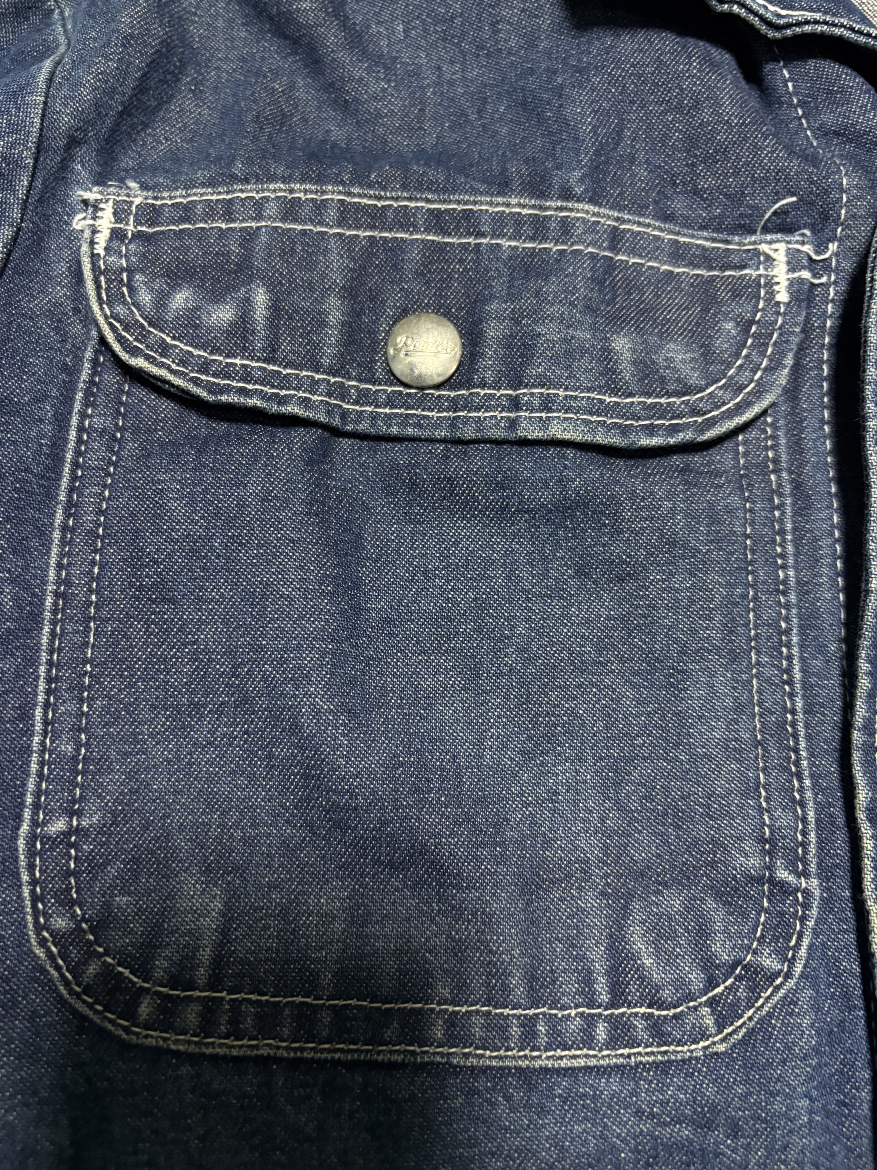 Pointer Vintage 90's Pointer chore jacket denim Size US S / EU 44-46 / 1 - 5 Thumbnail