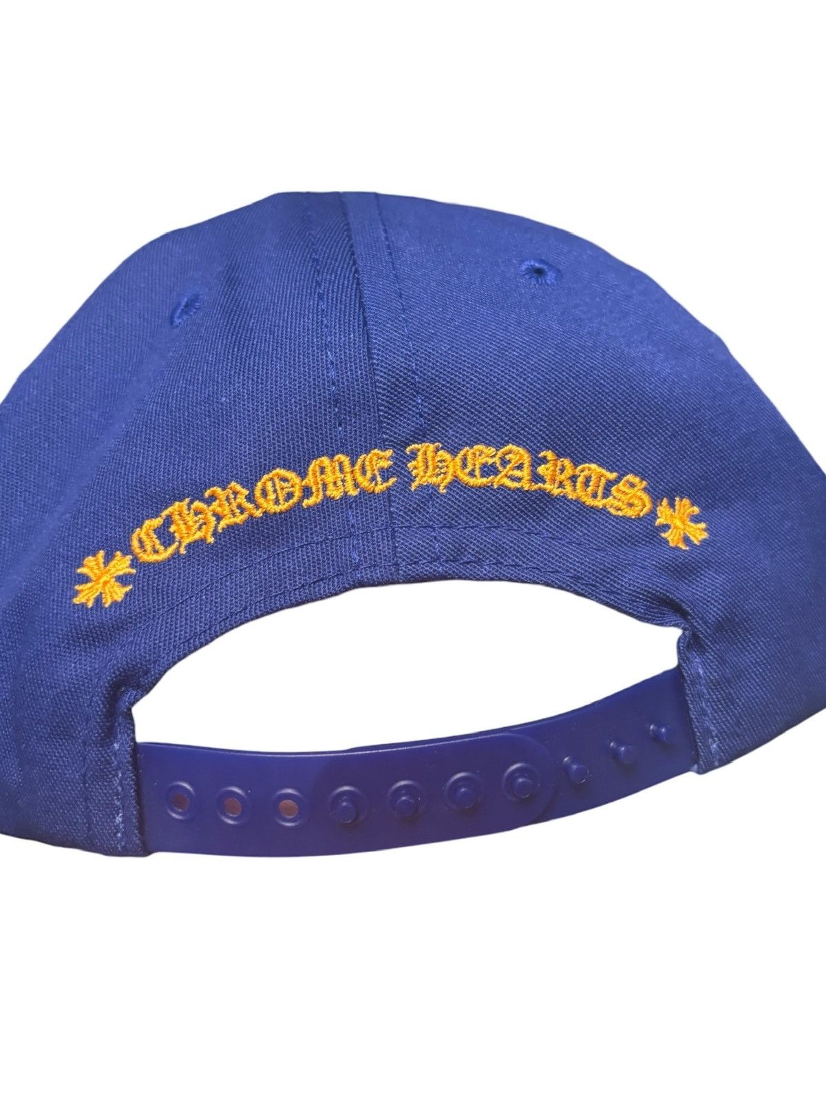 Chrome Hearts Chrome Hearts CH Logo Trucker Blue Orange Baseball Snapback Size ONE SIZE - 7 Thumbnail