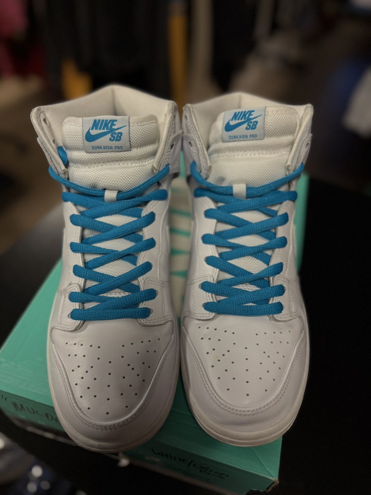 Nike Dunk High Top Blue Mulder Size 11 High Top Size US 11 / EU 44 - 11 Thumbnail