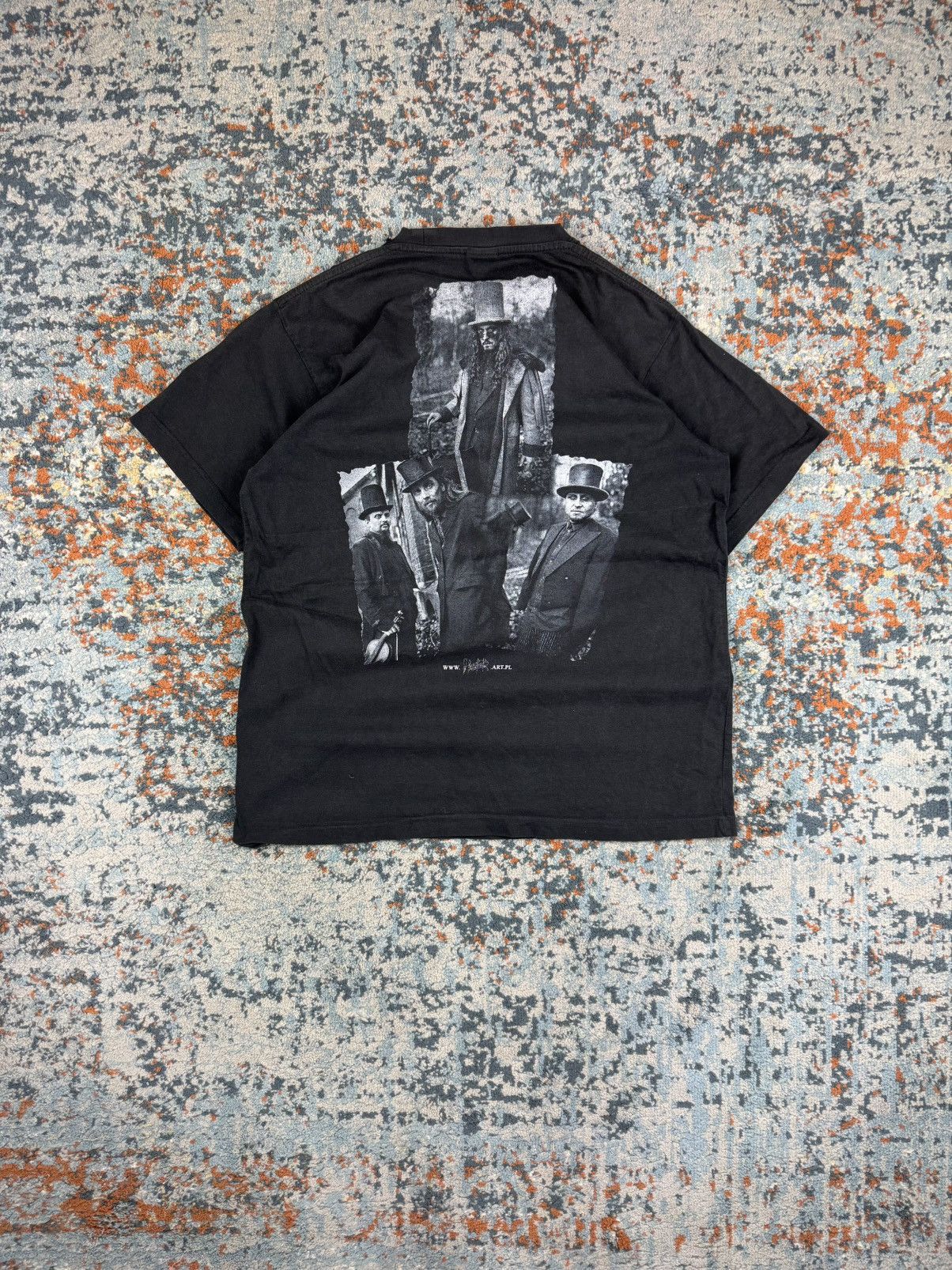 Band Tees × Vintage Vintage 00s Hunter hellwood polish metal band graphic tee Size US M / EU 48-50 / 2 - 2 Thumbnail