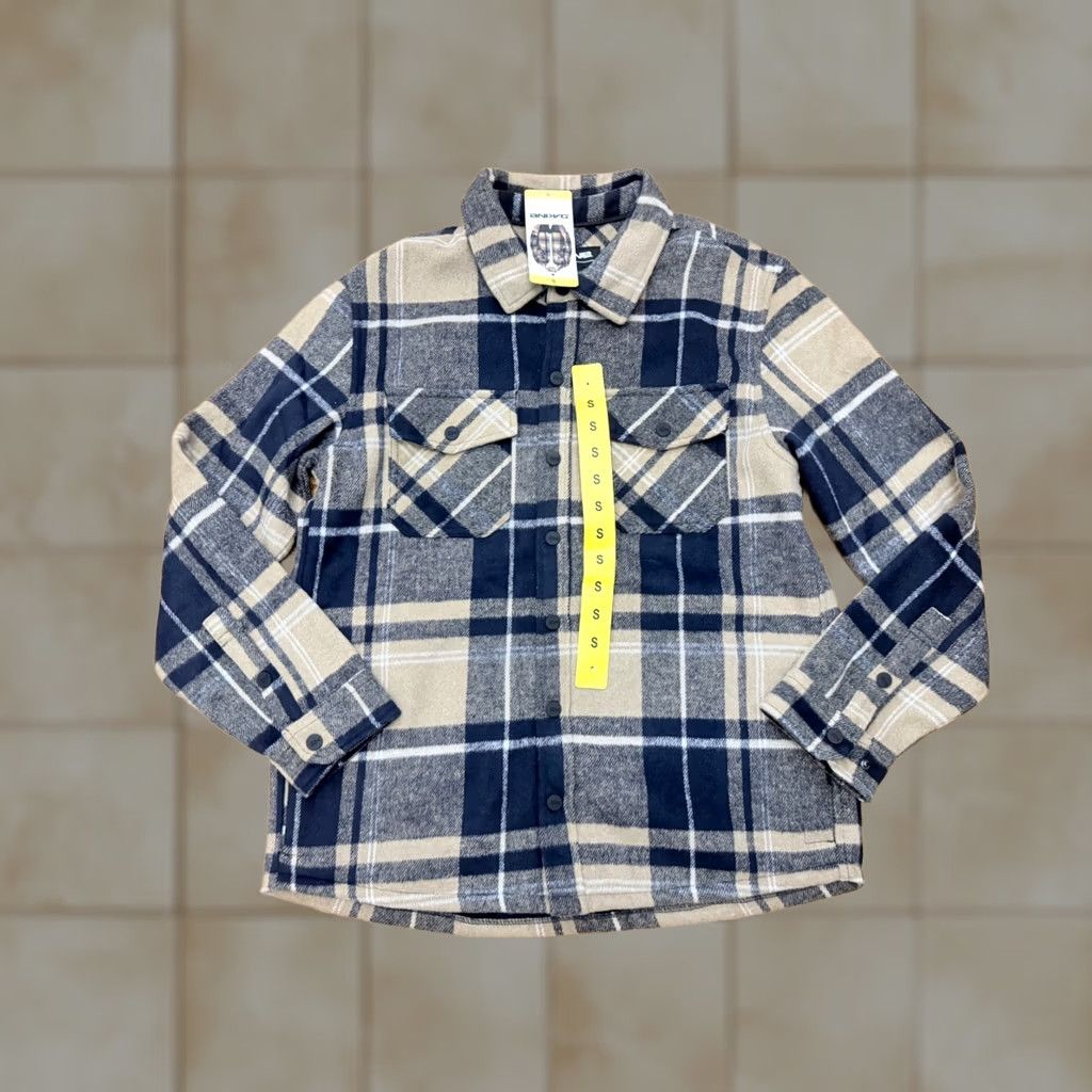 Dakine DAKINE Shirt Jacket Shacket Men S Tan Plaid Flannel Snap Front Lined NEW Size US S / EU 44-46 / 1 - 1 Thumbnail