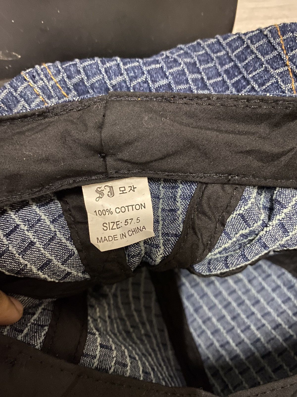 Indigo × Japanese Brand Japanese Brand Indigo Design Beret Hat Size ONE SIZE - 5 Thumbnail