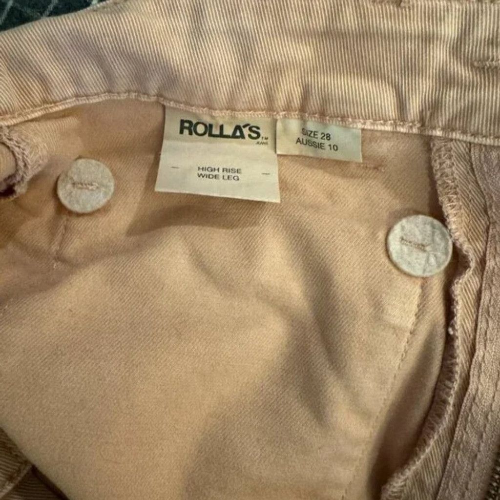 Rolla's 🌸 NEW Rolla’s Sailor Jeans in Peony | Size 28 (US 4-6) Size 28" / US 6 / IT 42 - 6 Thumbnail