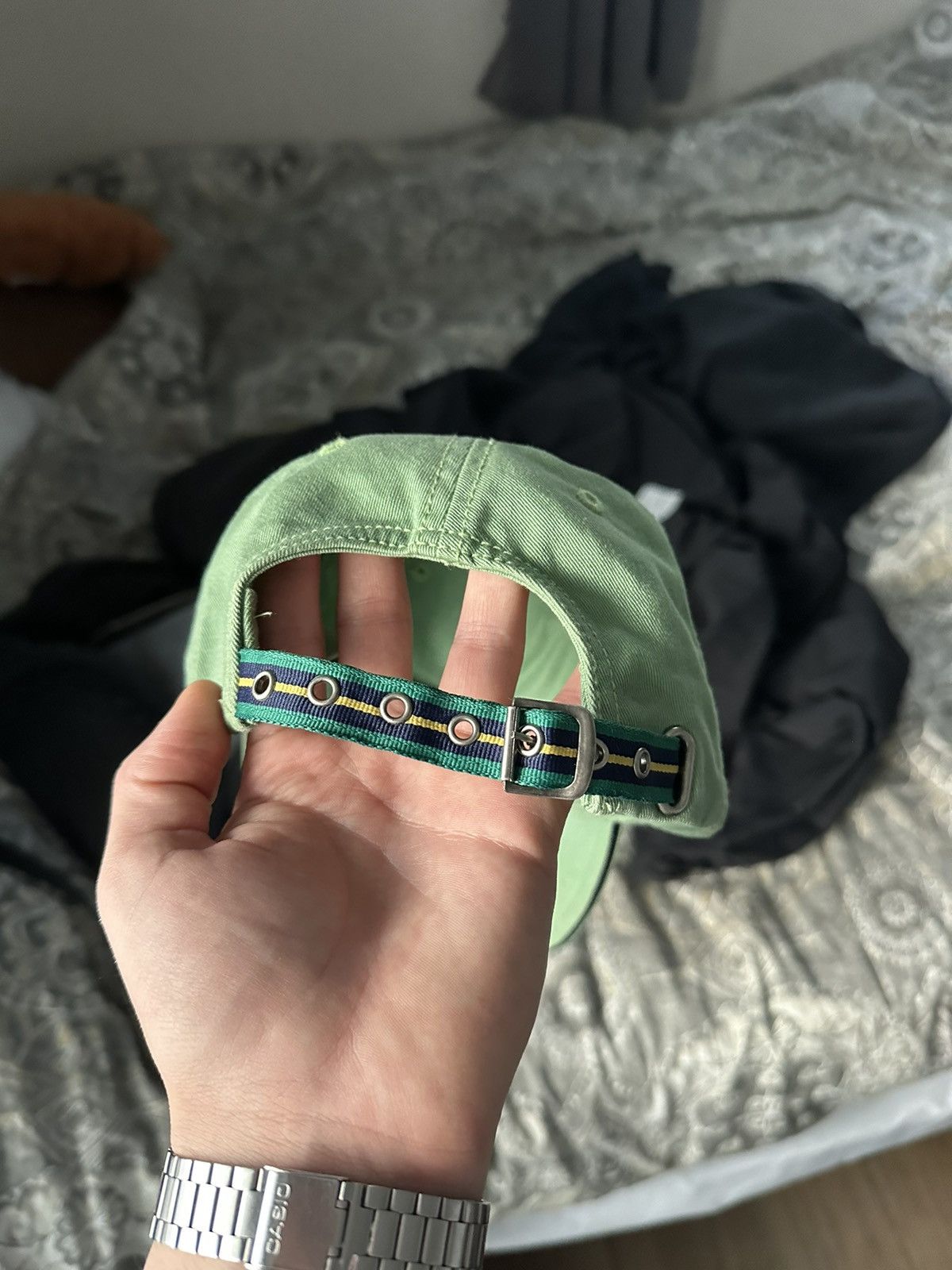 Lacoste × Vintage Vintage Lacoste big logo cap Rap Y2K Size ONE SIZE - 7 Thumbnail