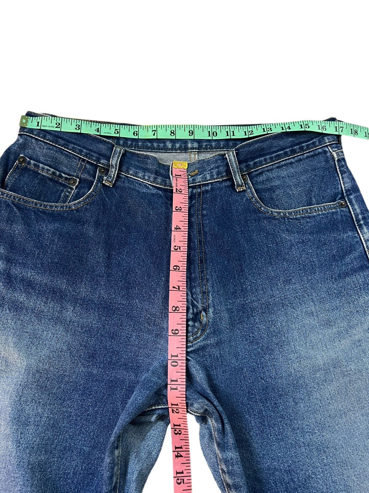 If Six Was Nine × Japanese Brand × Seditionaries 💥Baggy💥Unique Clothing Warehouse Distress Mud Wash Jeans Size US 33 - 16 Thumbnail