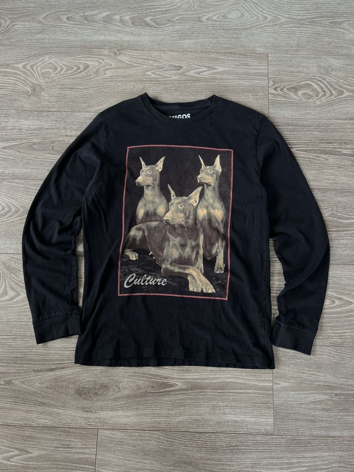 Migos × Rap Tees Migos Dobermans Dogs Culture Official Long Sleeve Tee Size US M / EU 48-50 / 2 - 5 Thumbnail