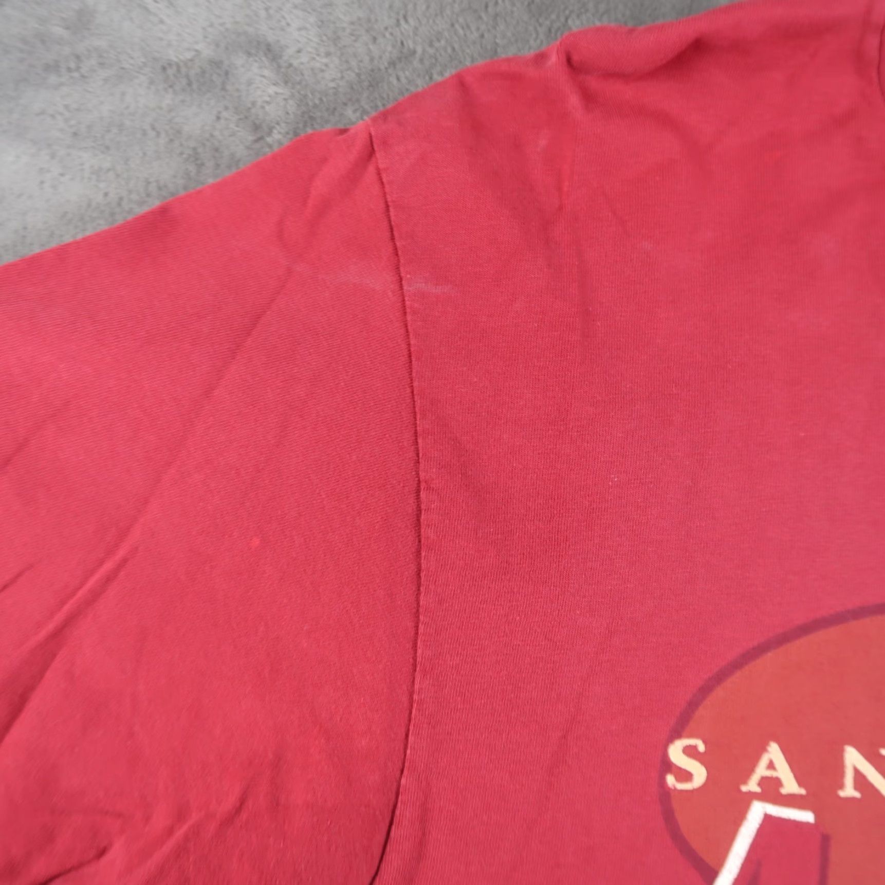 Starter VINTAGE San Francisco 49ers T-Shirt Mens L Large Red Logo NFL Short Sleeves Starter Shirt Size US L / EU 52-54 / 3 - 7 Thumbnail