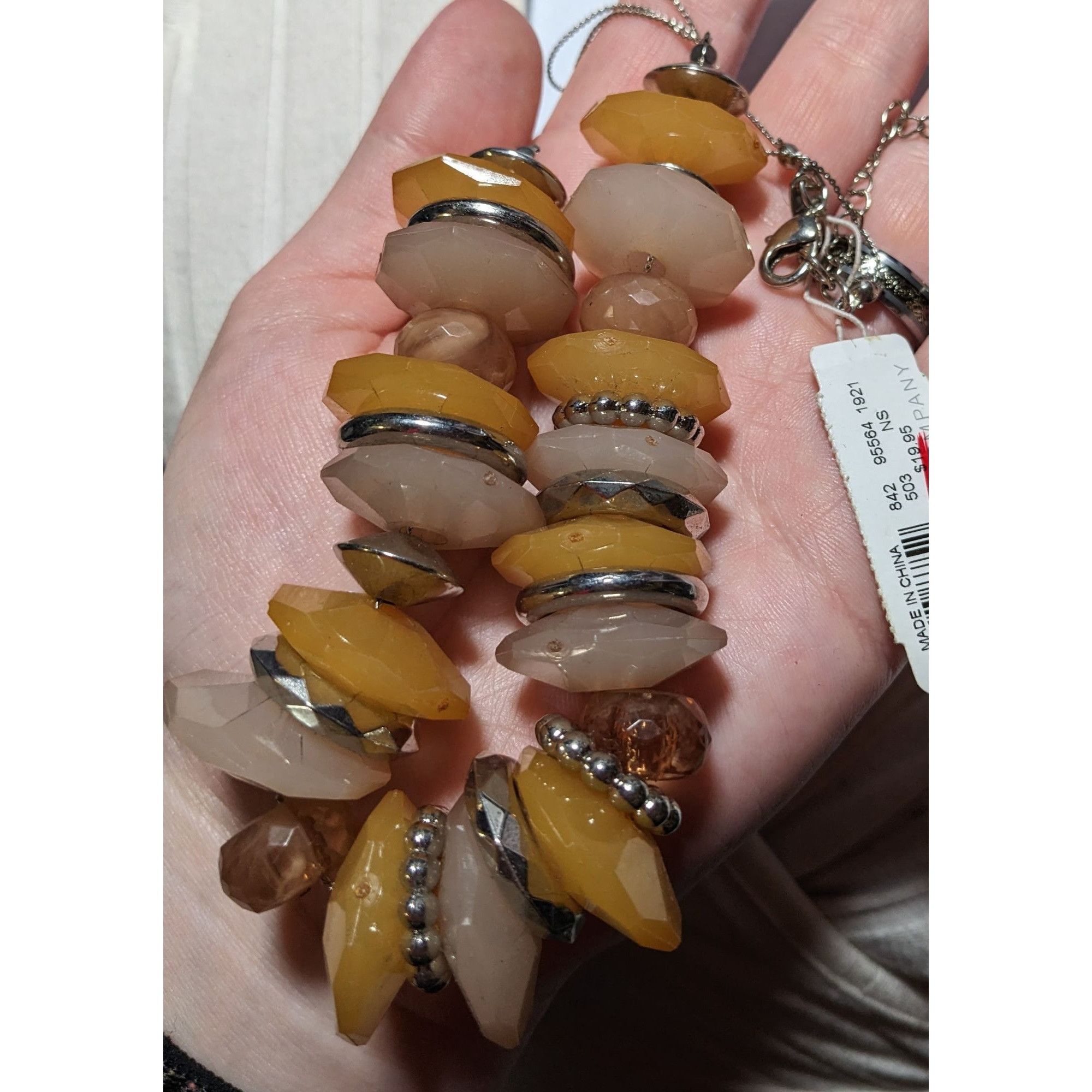 Other NY & Company Chunky Beaded Statement Necklace Size ONE SIZE - 8 Thumbnail
