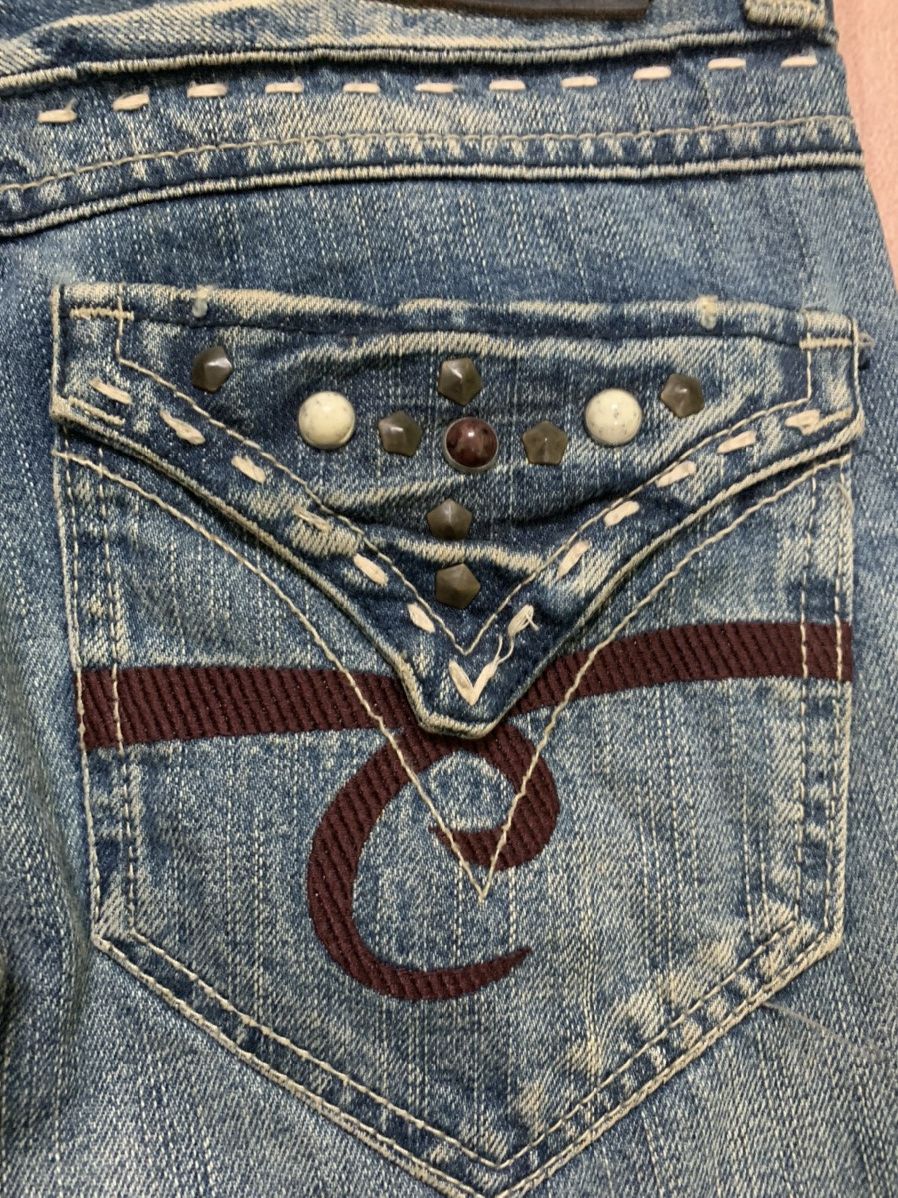 If Six Was Nine × Japanese Brand × Le Grande Bleu (L.G.B.) Flare ORIRIN stone wash faded season grunge style Size 33" - 14 Thumbnail