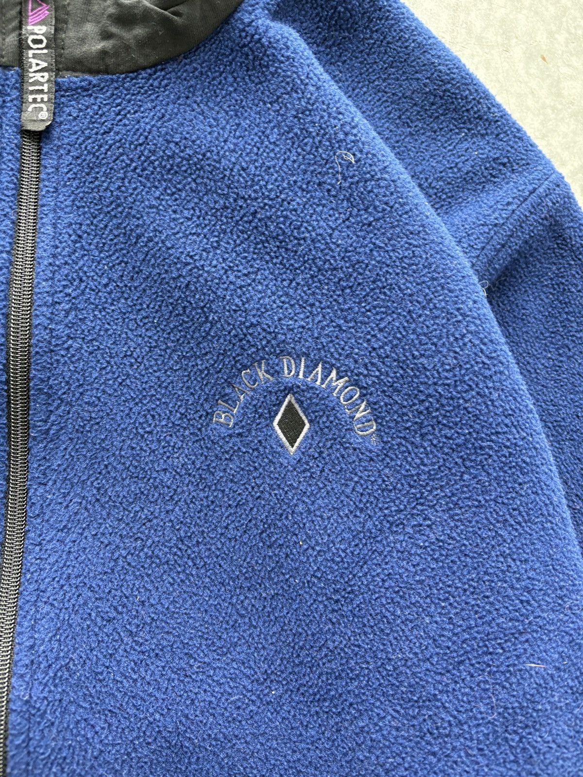 Vintage Vintage 90s Black Diamond Fleece Jacket Polartec Size US M / EU 48-50 / 2 - 2 Thumbnail