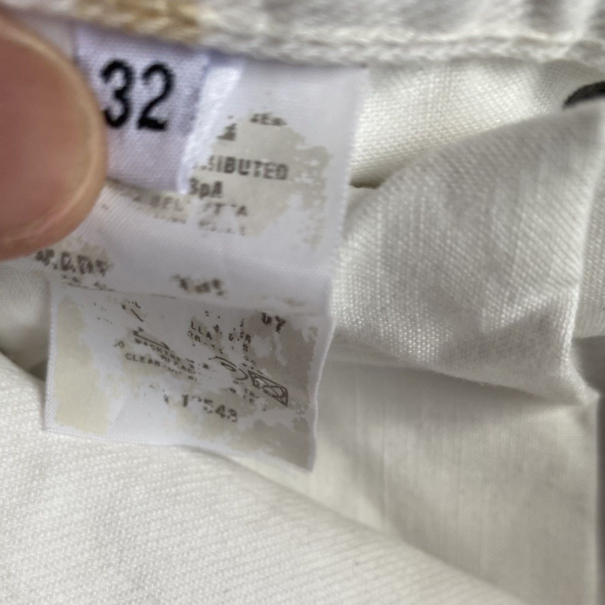 Helmut Lang Helmut Lang Archive Vintage White Denim Classic Cut Size US 32 / EU 48 - 6 Thumbnail