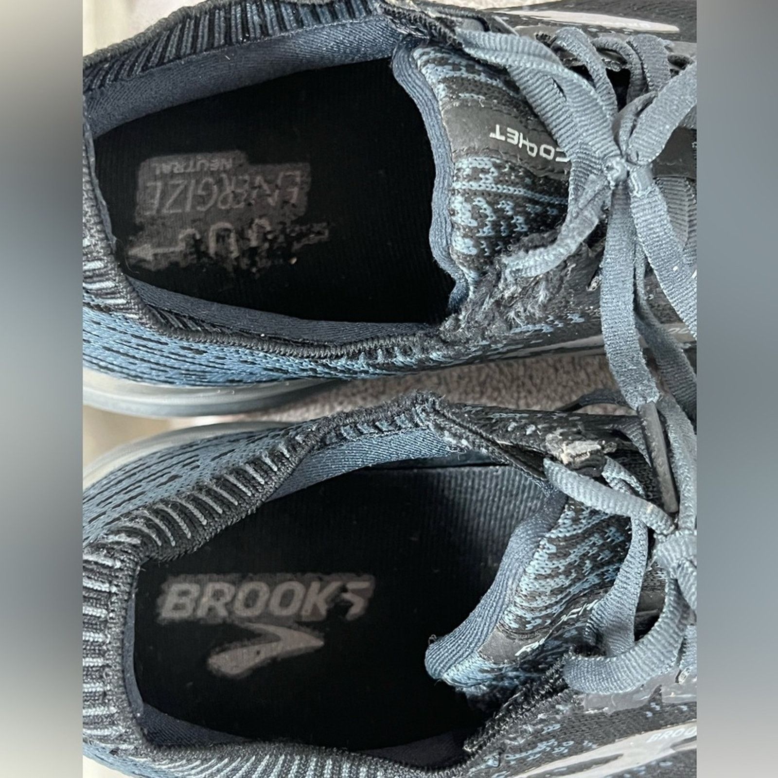 Brooks Brooks Men’s Ricochet Black Silver Running Shoes Size 11.5 Size US 11.5 / EU 44-45 - 9 Thumbnail