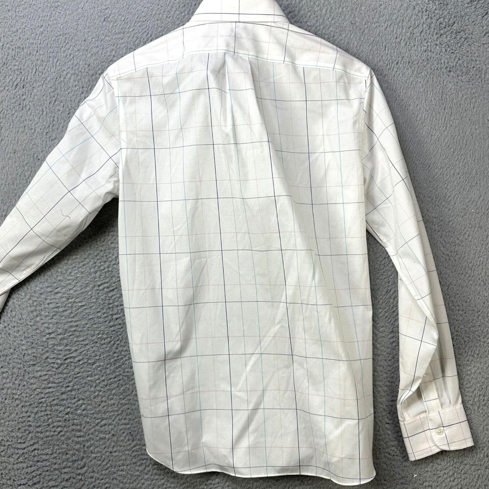 J.Crew J.CREW Slim Fit Button-Down Shirt Mens Medium White Plaid with Pocket Size US M / EU 48-50 / 2 - 4 Thumbnail