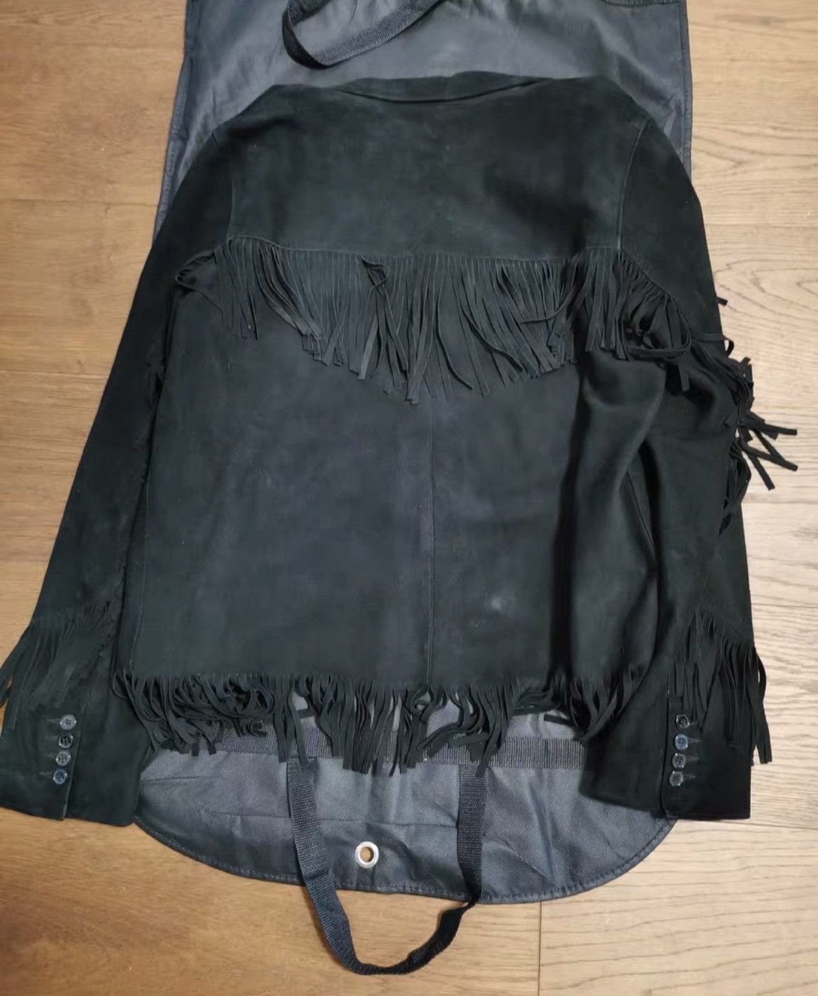 Saint Laurent Paris Saint Laurent Paris 13fw fringed leather jacket Size US M / EU 48-50 / 2 - 2 Thumbnail