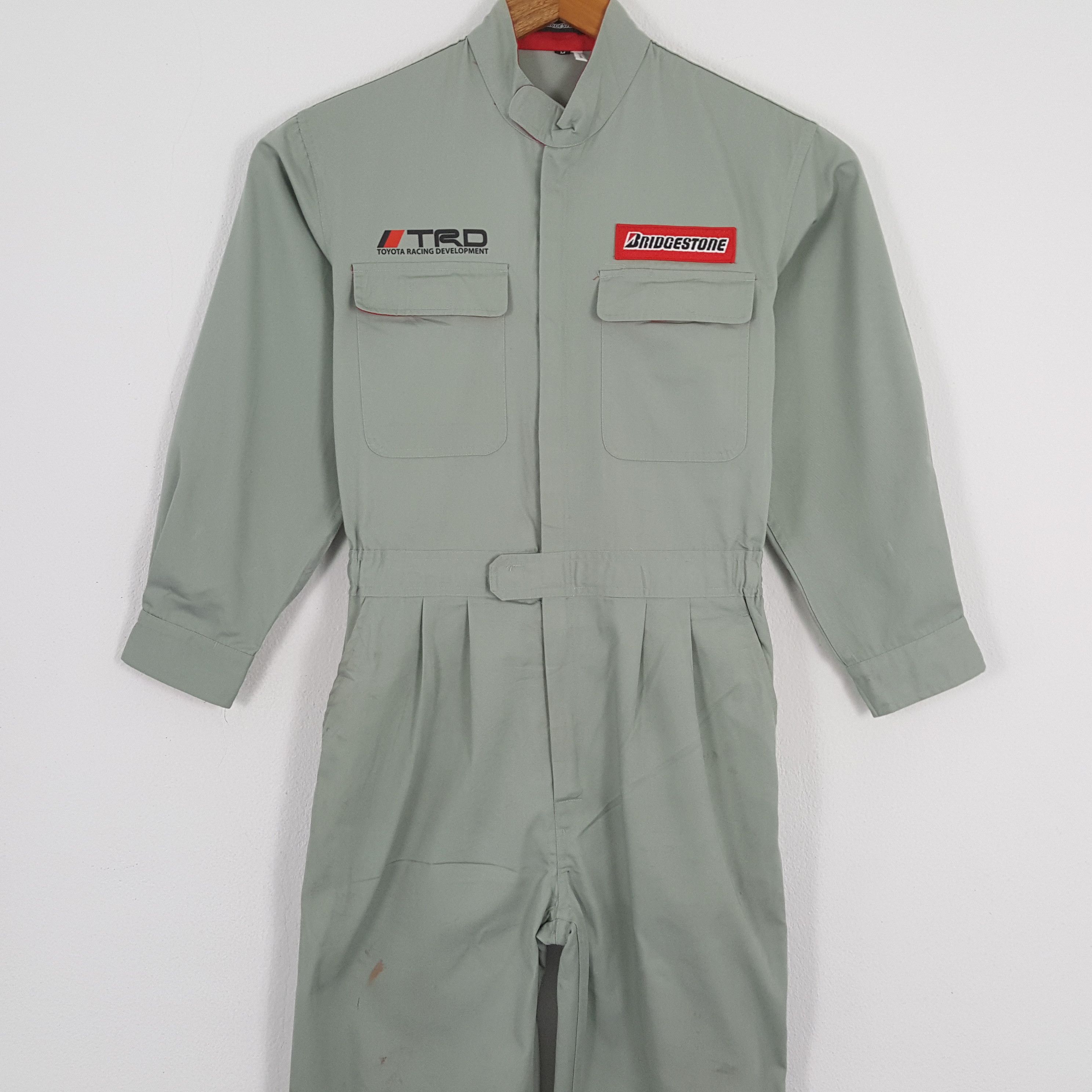 Vintage Vintage BRIGEDSTONE TRD TOYOTA RACING Coverall Jacket Size US M / EU 48-50 / 2 - 5 Thumbnail