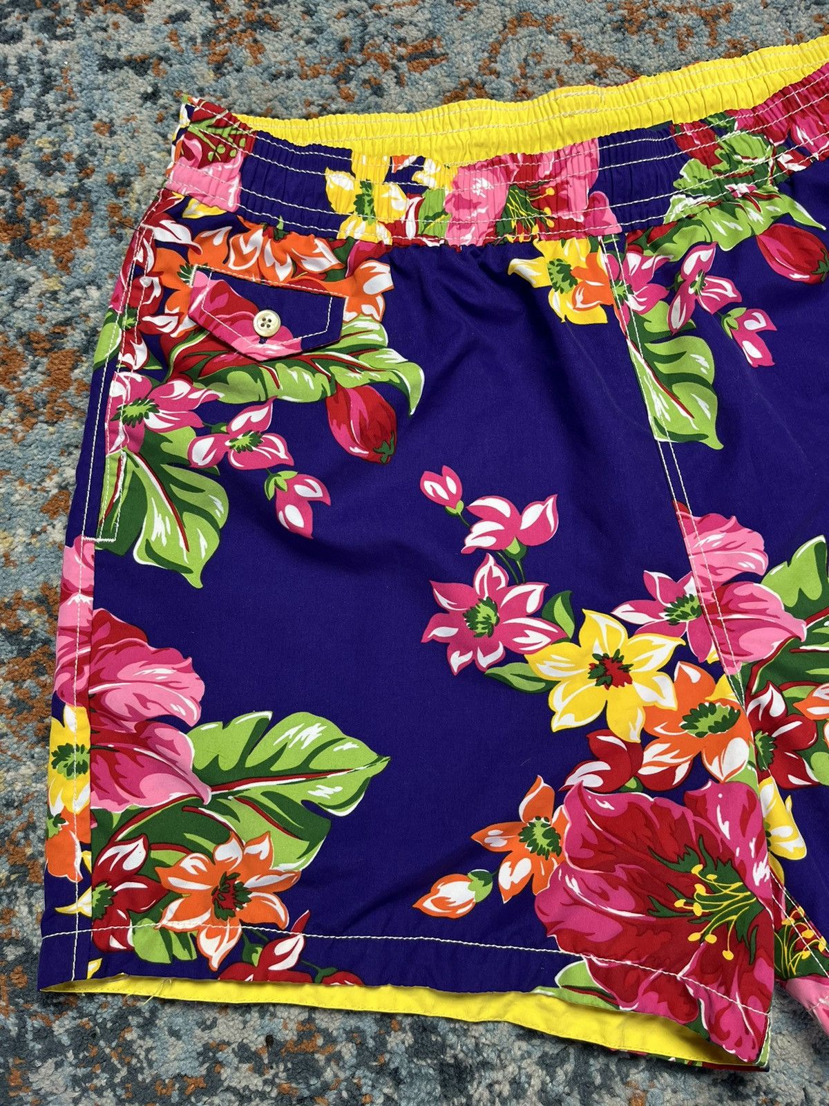 Polo Ralph Lauren Vintage 00s Polo Ralph Lauren floral print shorts old money Size US 36 / EU 52 - 6 Thumbnail