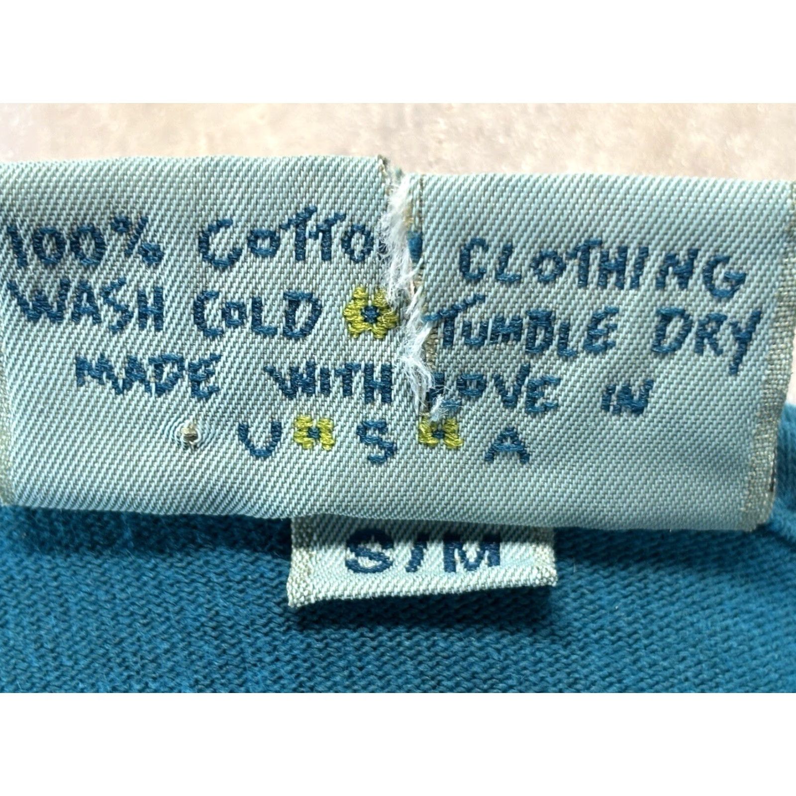 Vintage VINTAGE Liz & Jane T-Shirt S/M Teal Oversized Casual Short Sleeve Made in USA Size S / US 4 / IT 40 - 7 Thumbnail