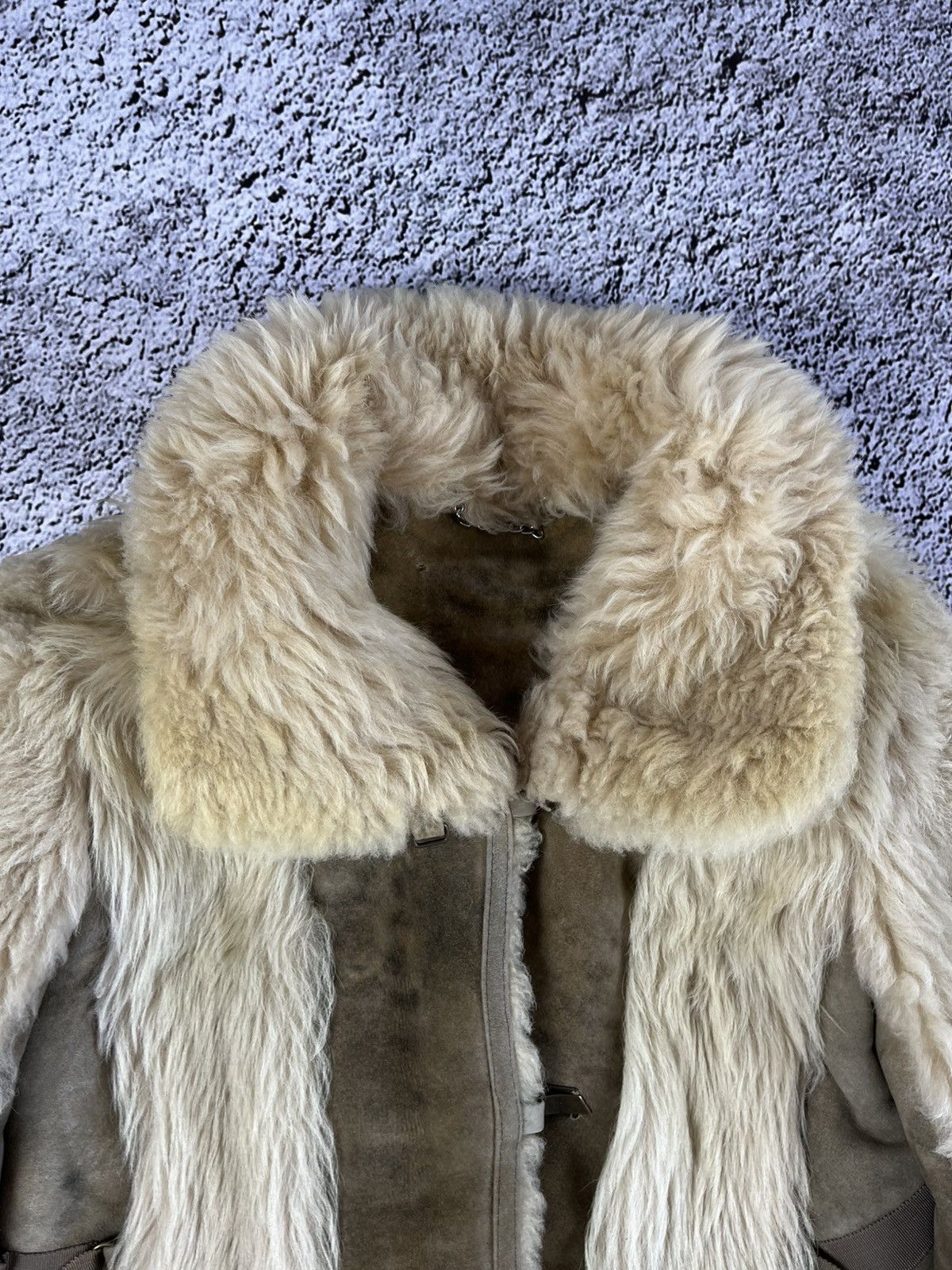 Japanese Brand Vintage Y2K leather fur shearling sheepskins coat jacket 00s Size M / US 6-8 / IT 42-44 - 6 Thumbnail