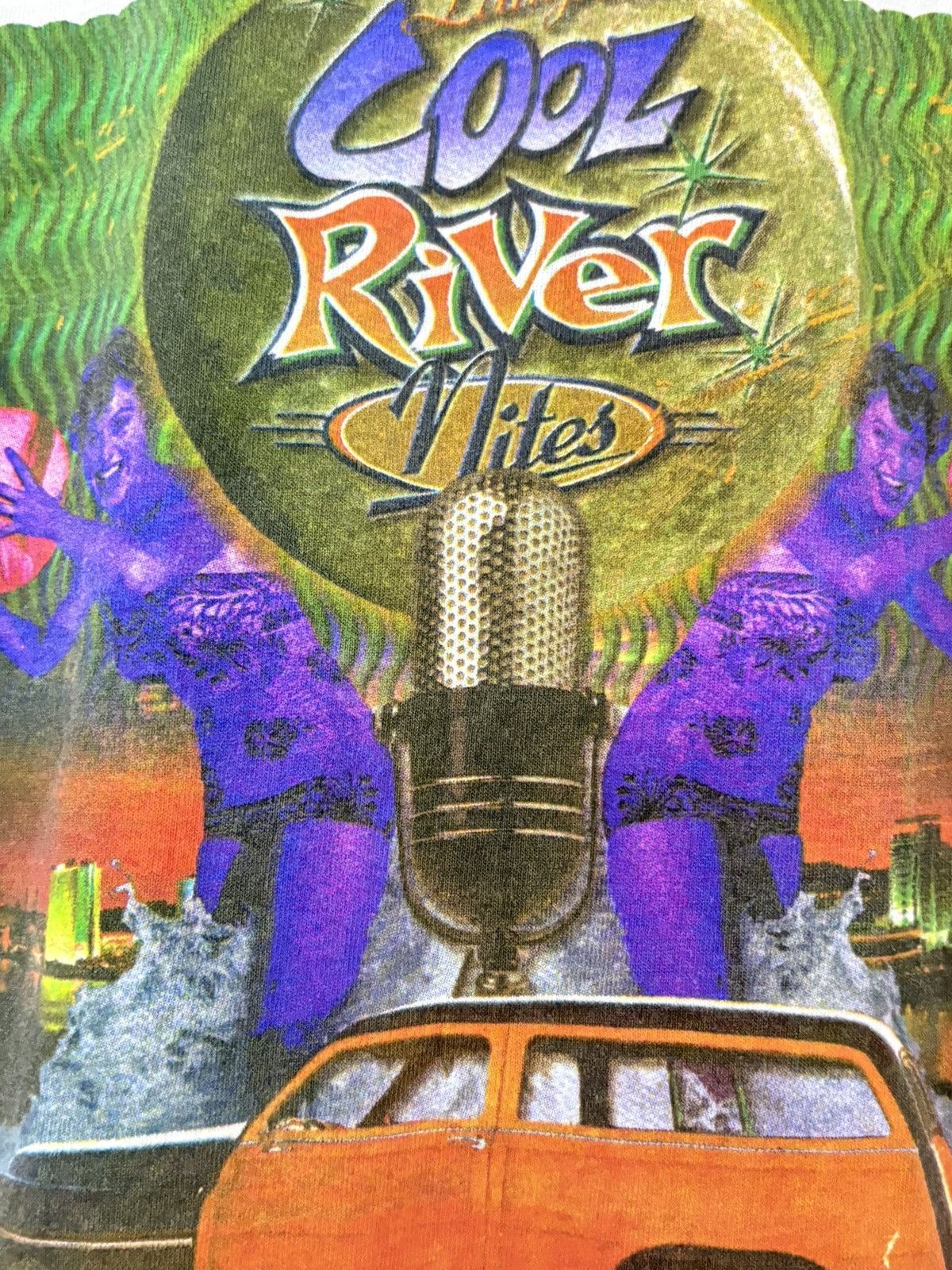 Vintage 90’s Laughlin Cool River Nights Vintage Tee Shirt Size US XL / EU 56 / 4 - 4 Thumbnail
