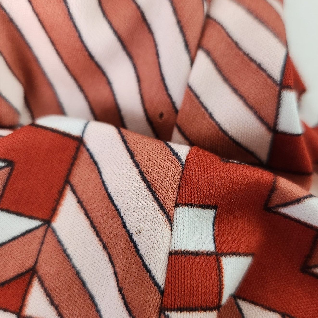 Vintage 70s Dagger Collar Patterned Print Button Up Shirt Medium Size M / US 6-8 / IT 42-44 - 8 Thumbnail