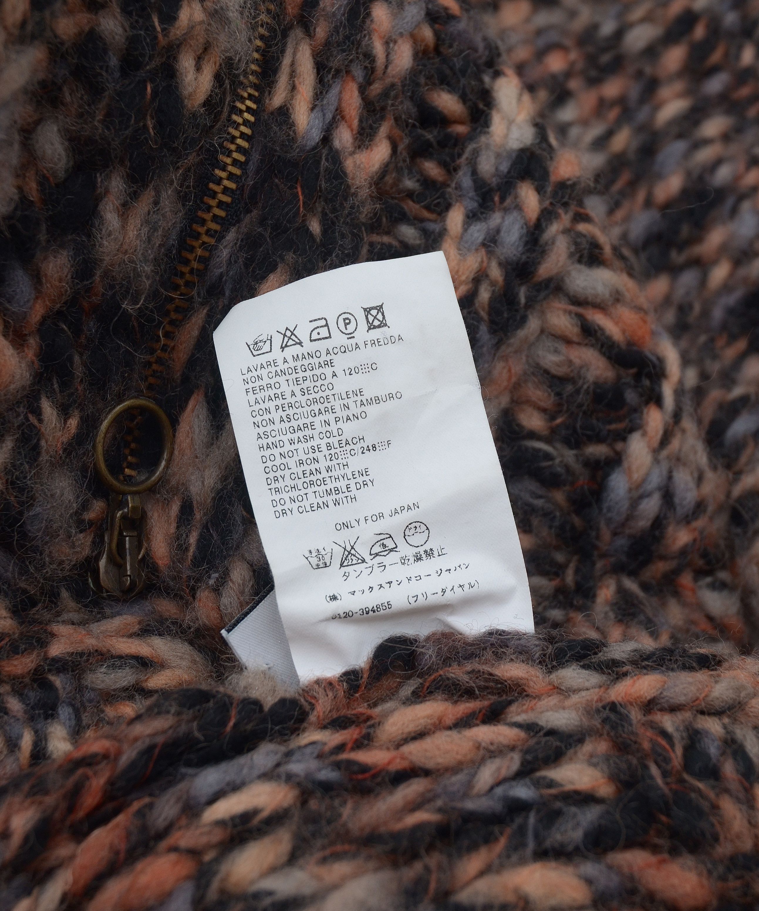 Japanese Brand × MAX&Co. × Vintage Vintage MAX & Co Classic Wool Full Zip Sweater Knit Y2K Size L / US 10 / IT 46 - 11 Thumbnail