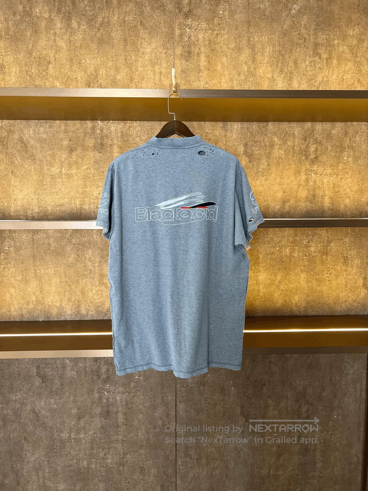 Balenciaga Balenciaga Distressed Short Sleeve. Size US S / EU 44-46 / 1 - 2 Thumbnail