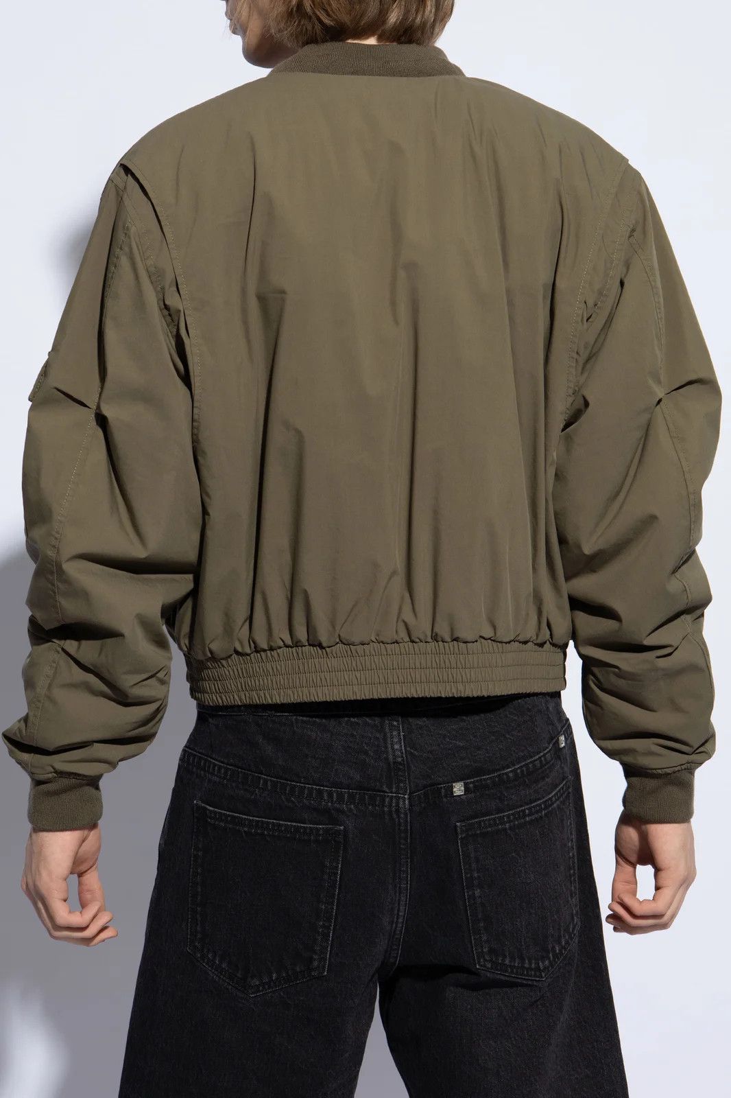 Givenchy o1w1db10525 Cropped Military Bomber in Green Size US M / EU 48-50 / 2 - 3 Thumbnail