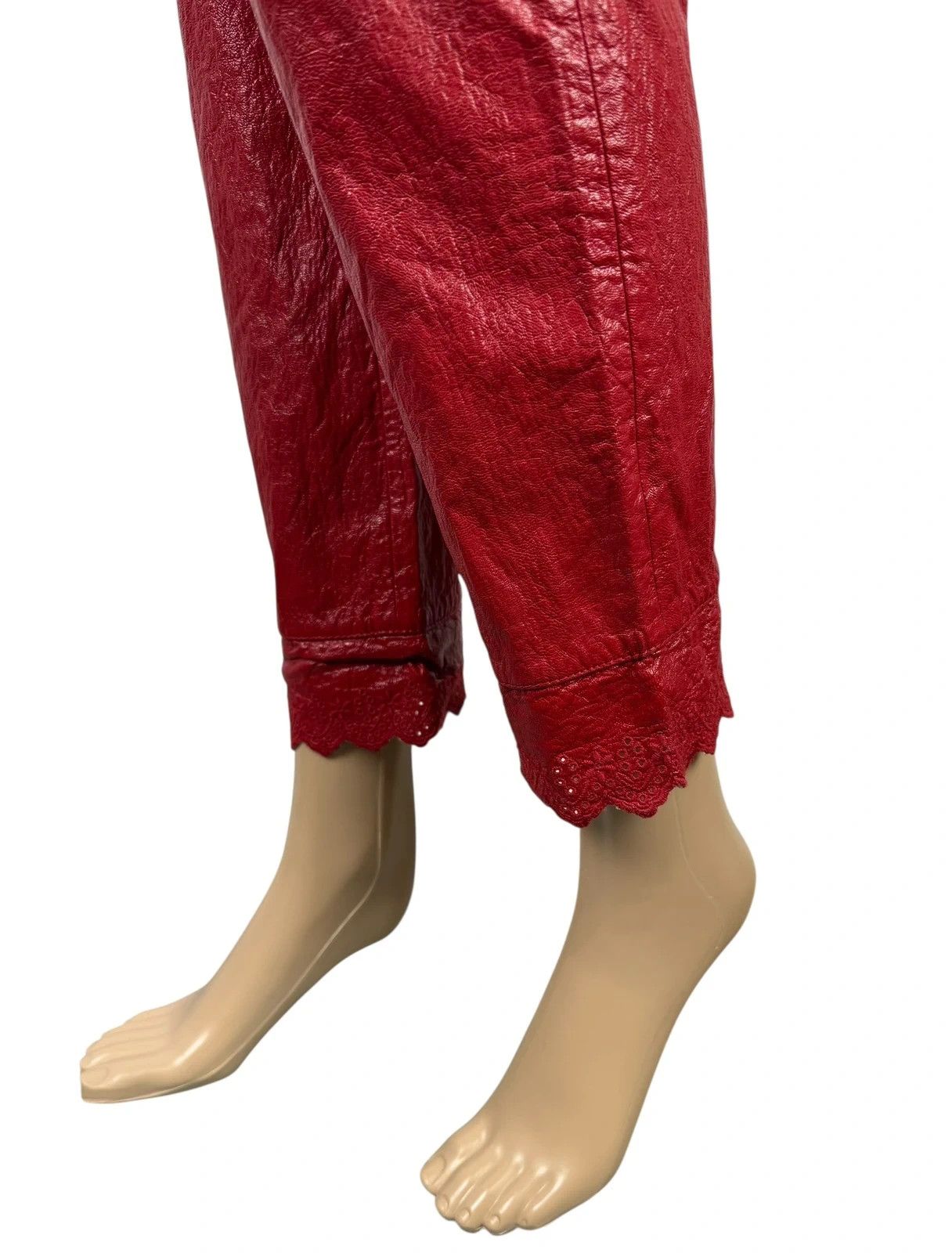 Other Philosophy Di Lorenzo Serafini Faux Leather Trousers Size 27" / US 4 / IT 40 - 5 Thumbnail