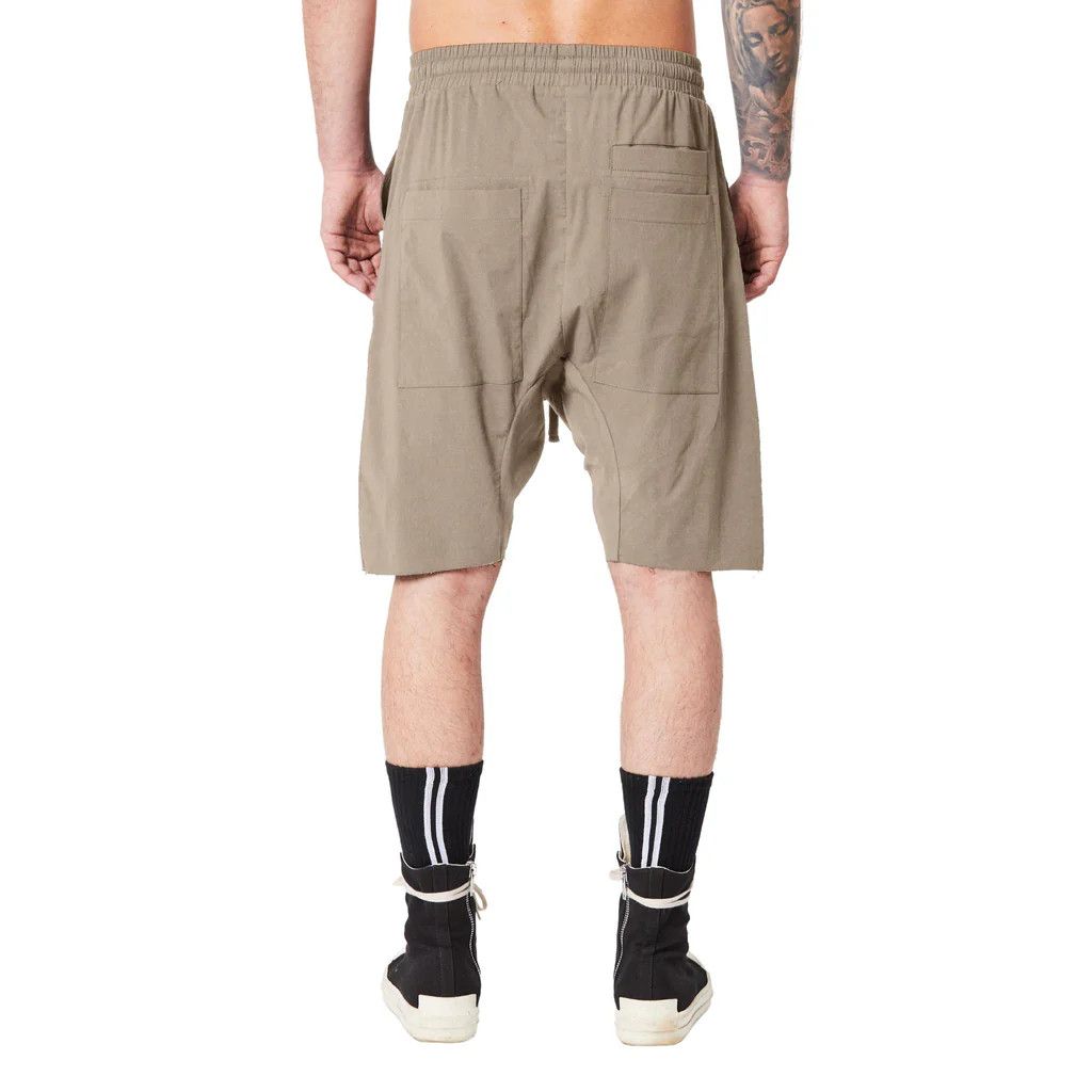 Thom Krom THOM KROM Beige Shorts Drop Crotch Black S Size US 30 / EU 46 - 4 Thumbnail