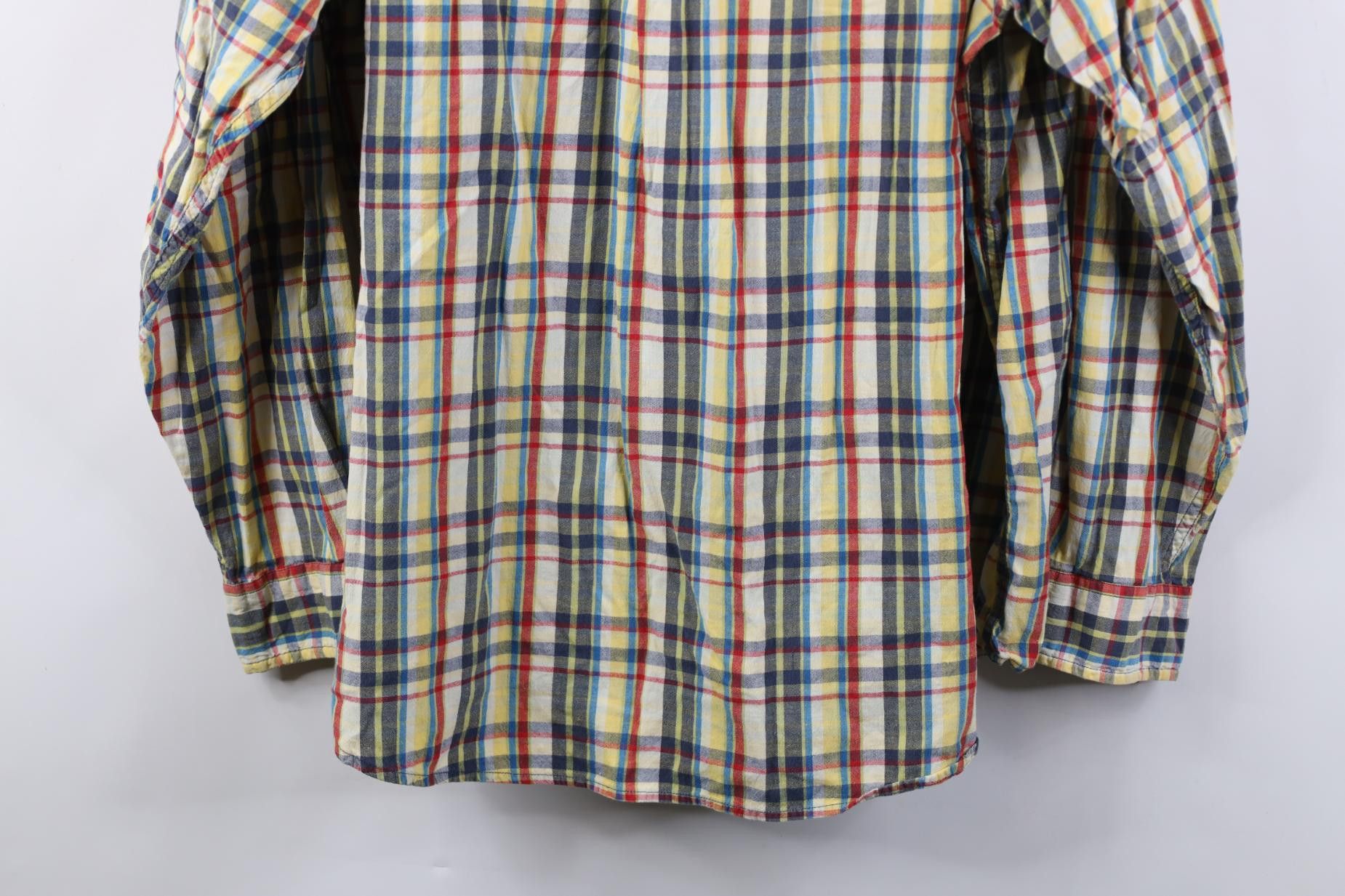 Eddie Bauer Vintage 90s Eddie Bauer Madras Flannel Collared Button Shirt Size US XXL / EU 58 / 5 - 9 Thumbnail