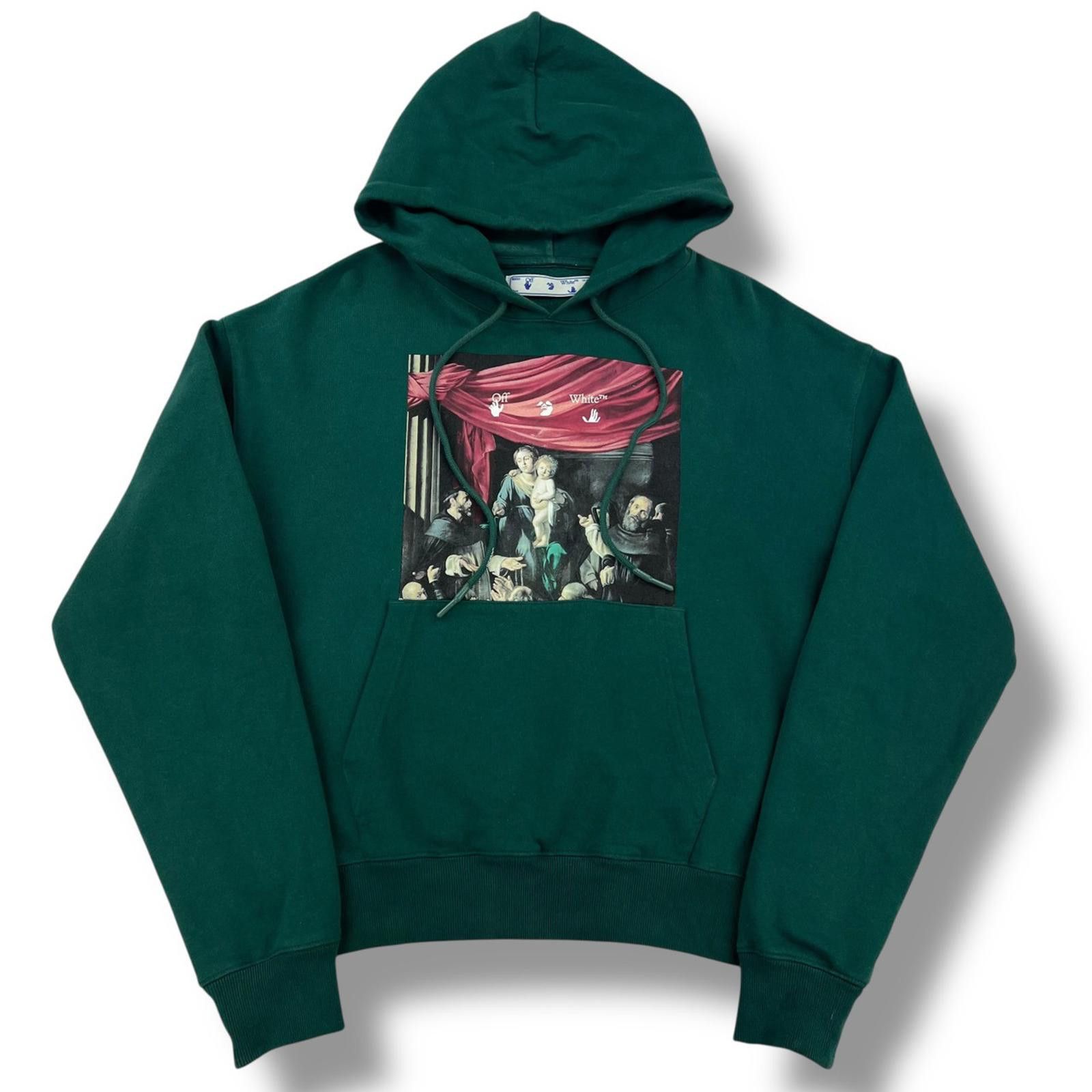 Off-White Off-White Caravaggio Painting Green Hoodie Size US S / EU 44-46 / 1 - 2 Thumbnail
