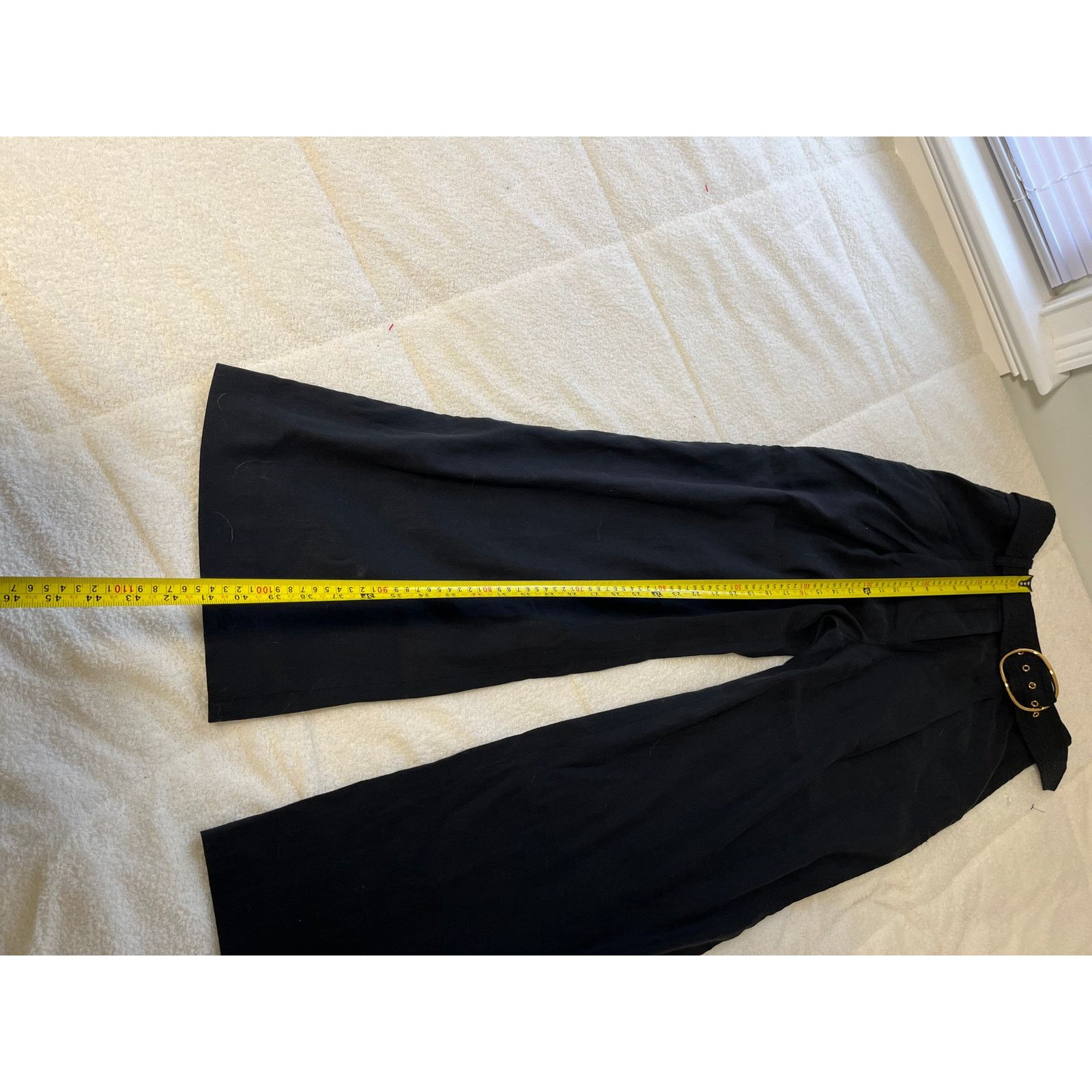 Veronica Beard Veronica beard Rimini Belted Wide-Leg Pants size 8 Size 30" / US 8 / IT 44 - 3 Thumbnail