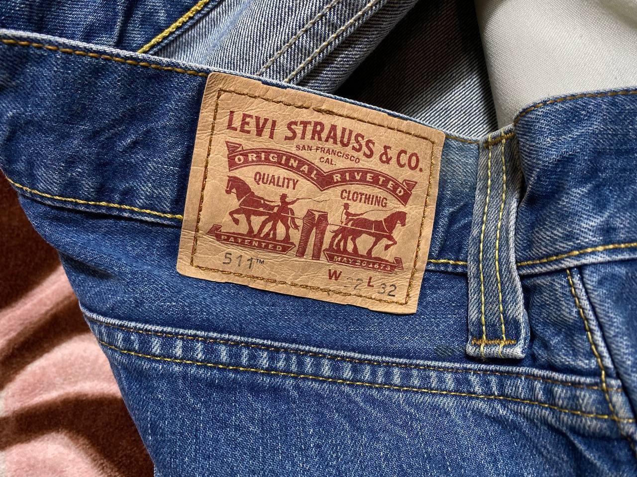 Levi's × Vintage Vintage Levi's 511 Faded Muddy Ripped Jeans Size US 32 / EU 48 - 3 Thumbnail