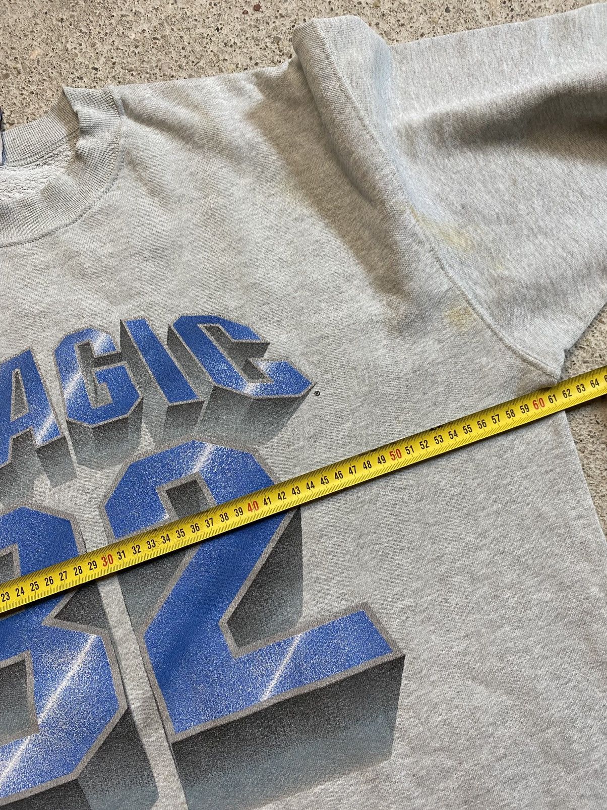 Vintage Nba sweatshirt trashed vintage distressed retro grey baggy Size US XL / EU 56 / 4 - 19 Thumbnail