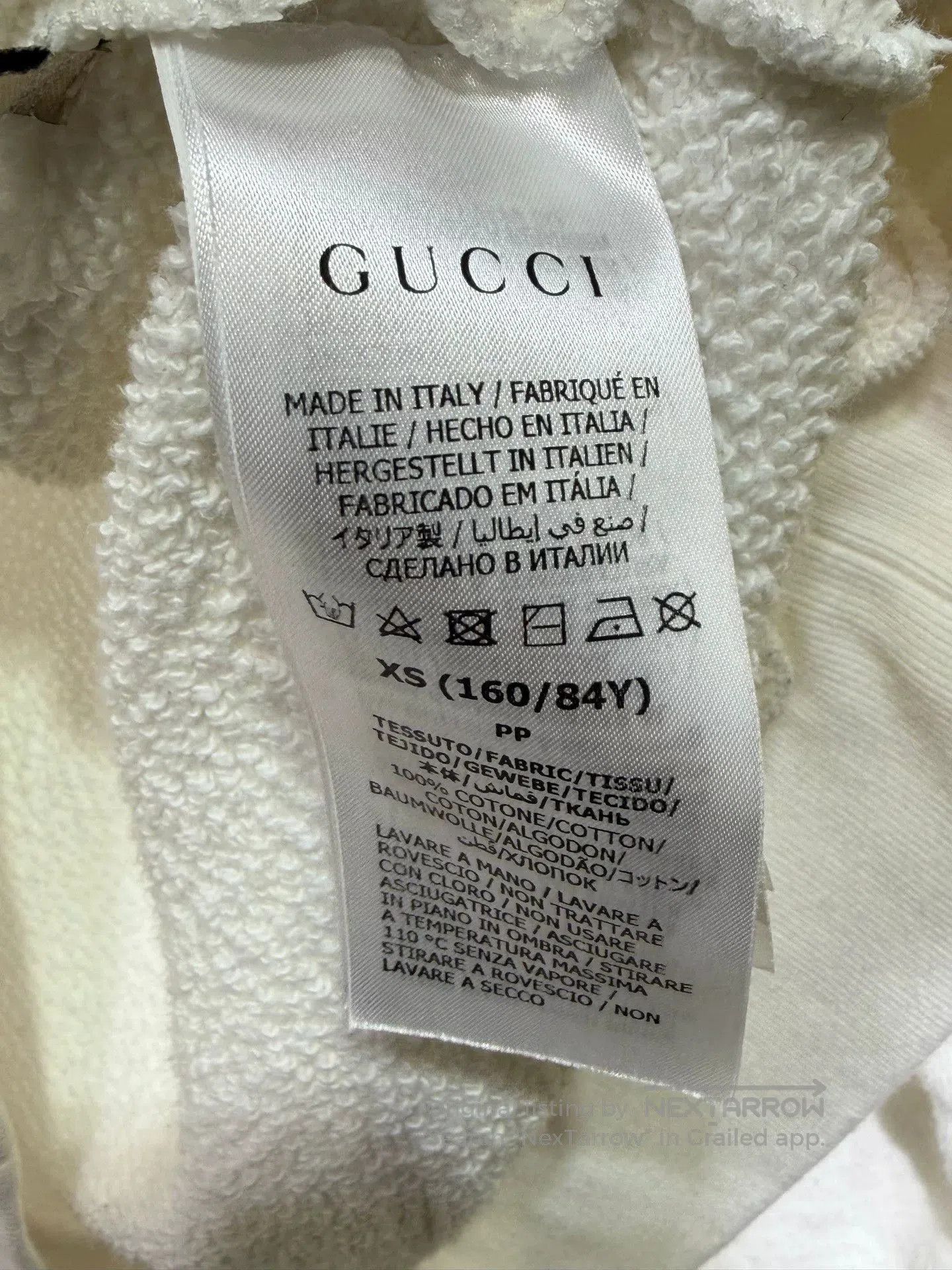 Gucci Gucci Tiger Print Hoodie in Beige. Size XS / US 0-2 / IT 36-38 - 7 Thumbnail
