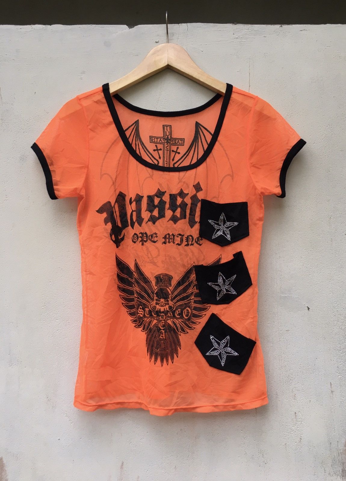 14th Addiction Japanese Mesh Devil Wings Sid Vicious Seditionaries Size US S / EU 44-46 / 1 - 1 Thumbnail