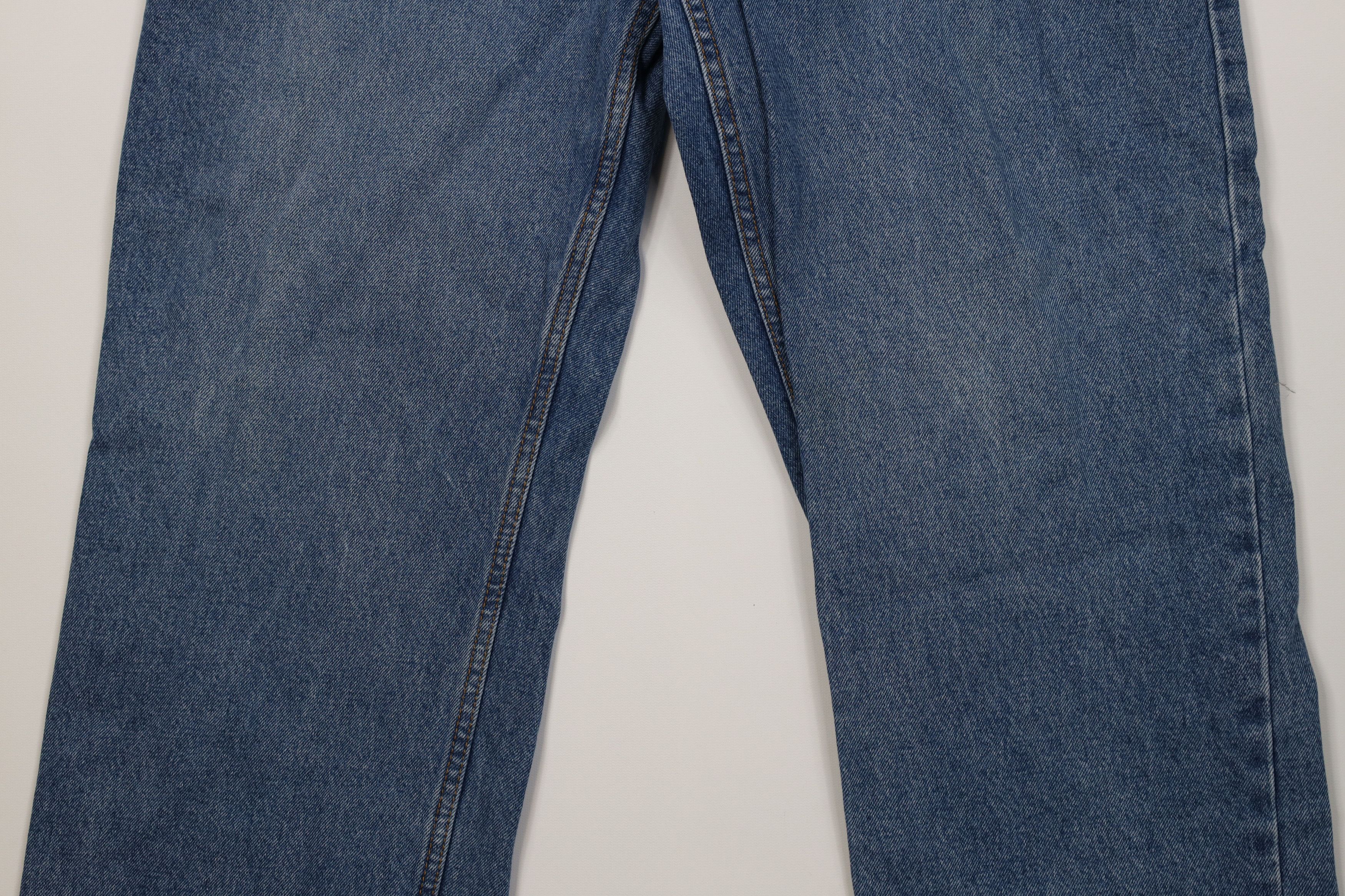 Vintage Vintage 90s Streetwear Wide Leg Denim Jeans Blue Cotton Size US 36 / EU 52 - 3 Thumbnail