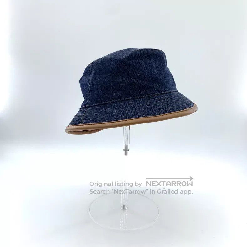 Loro Piana Loro Piana size L Dark Blue Wool Casual Denim Fisherman's H Size ONE SIZE - 4 Thumbnail