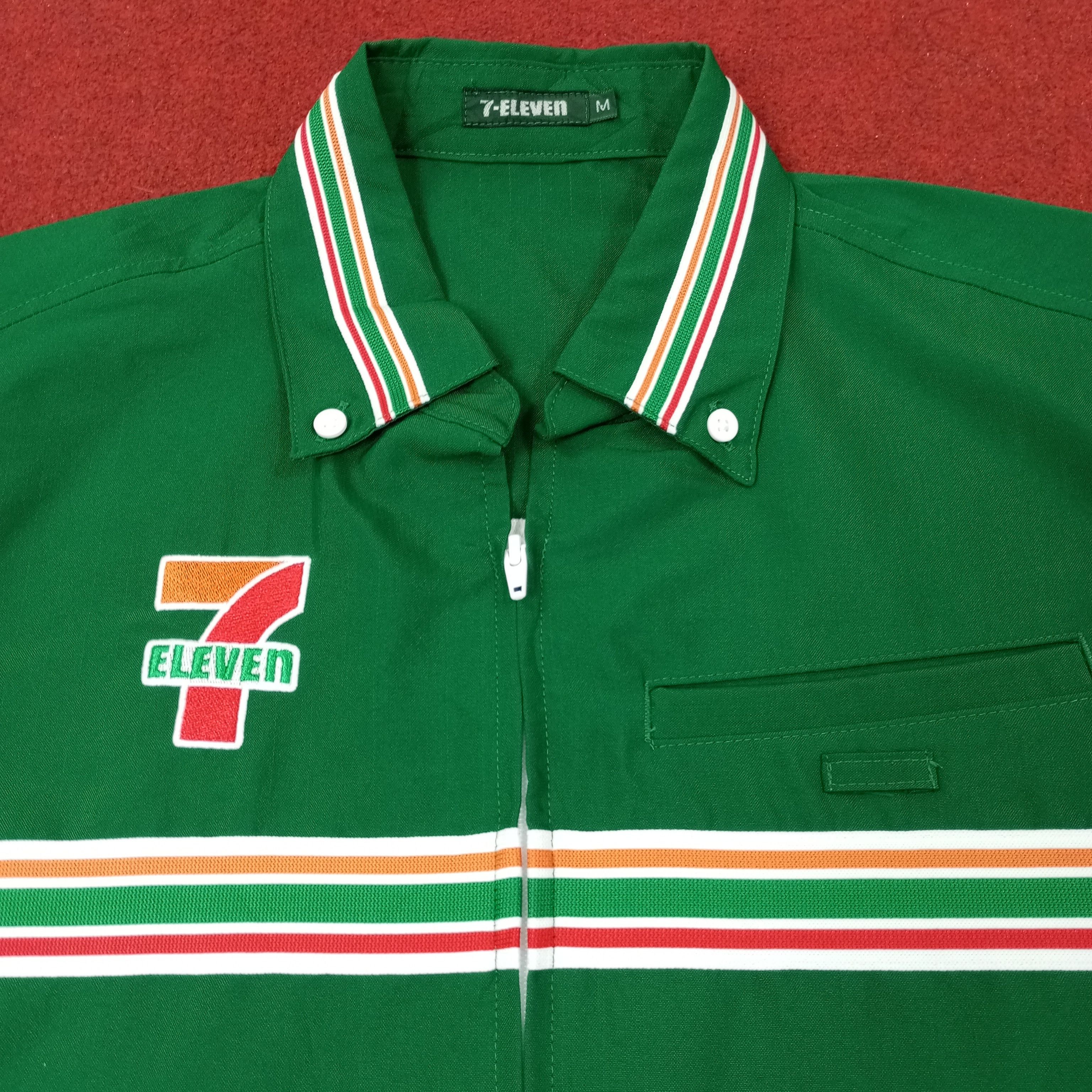 Vintage 7 Eleven Workwear Uniform Jacket c249n2 Size US M / EU 48-50 / 2 - 2 Thumbnail