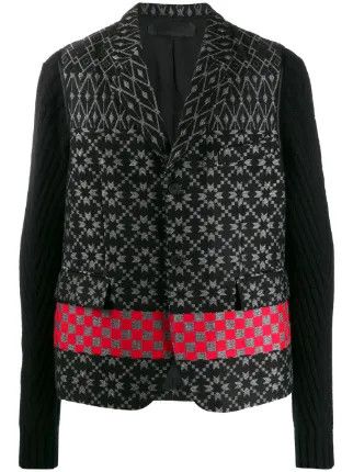 Haider Ackermann Haider Ackerman Patterned Blazer Size US M / EU 48-50 / 2 - 7 Thumbnail